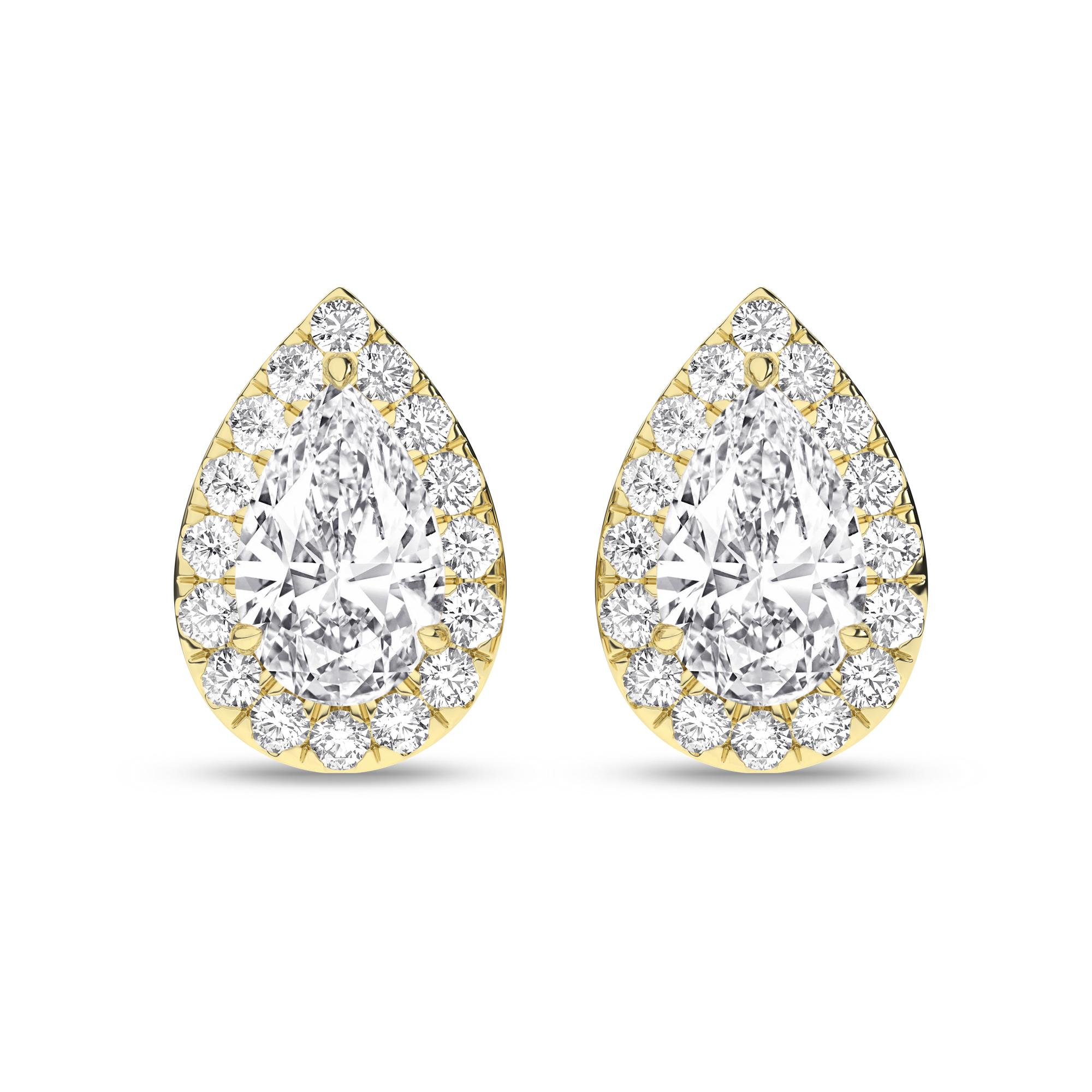 14K 2.25ct Certified Lab Grown Diamond Earrings