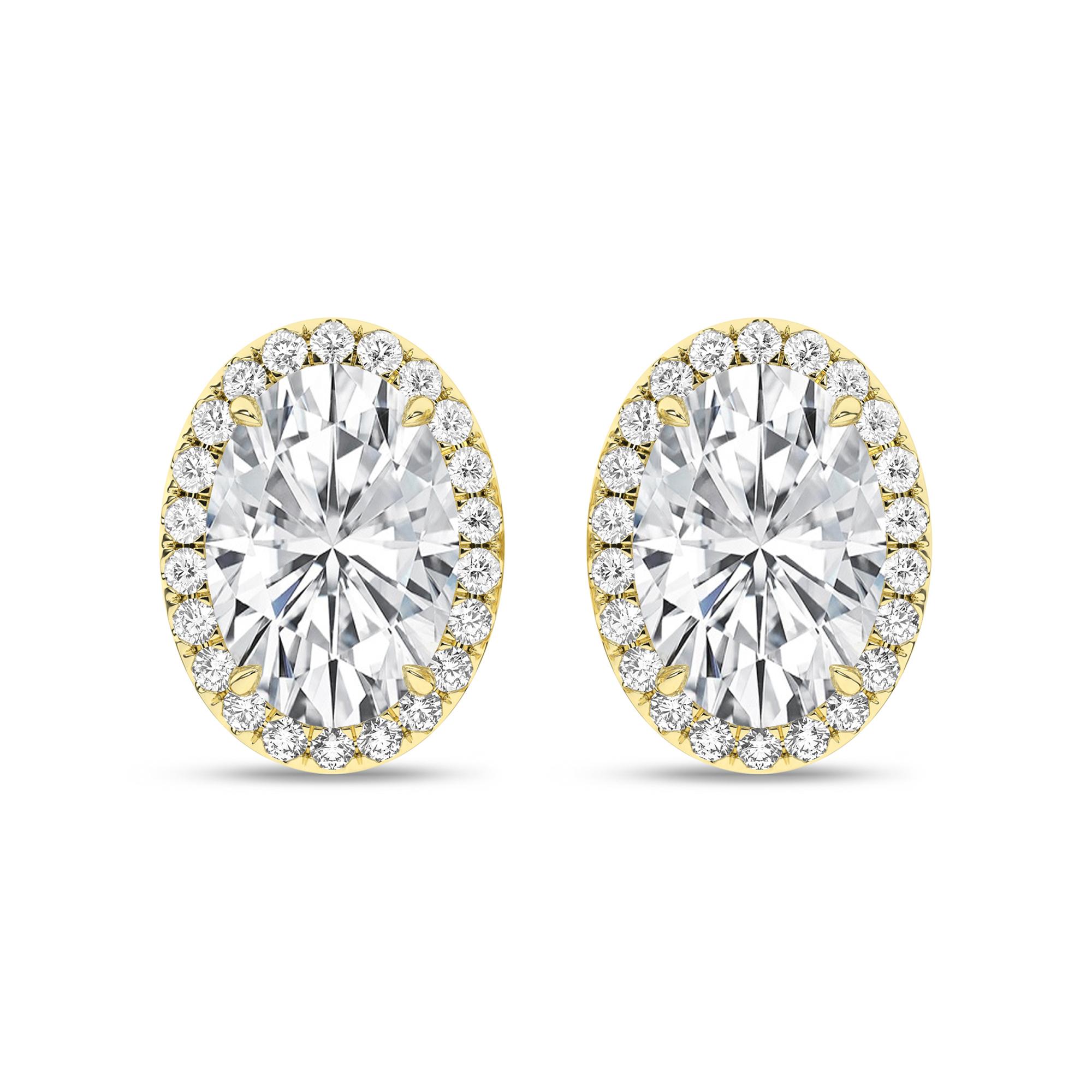 14K 2.25ct Certified Lab Grown Diamond Earrings