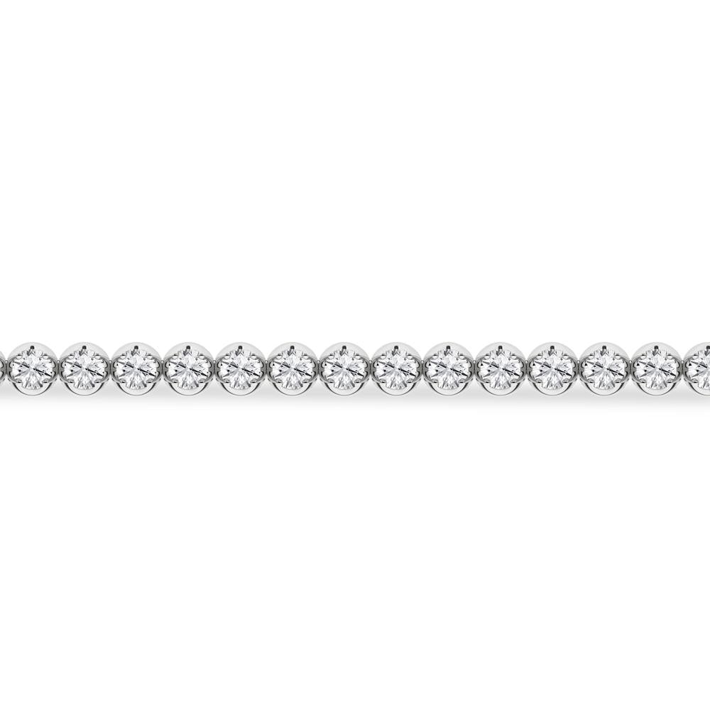 14K 10.00ct Lab Grown Bracelet ( EGL Certified )