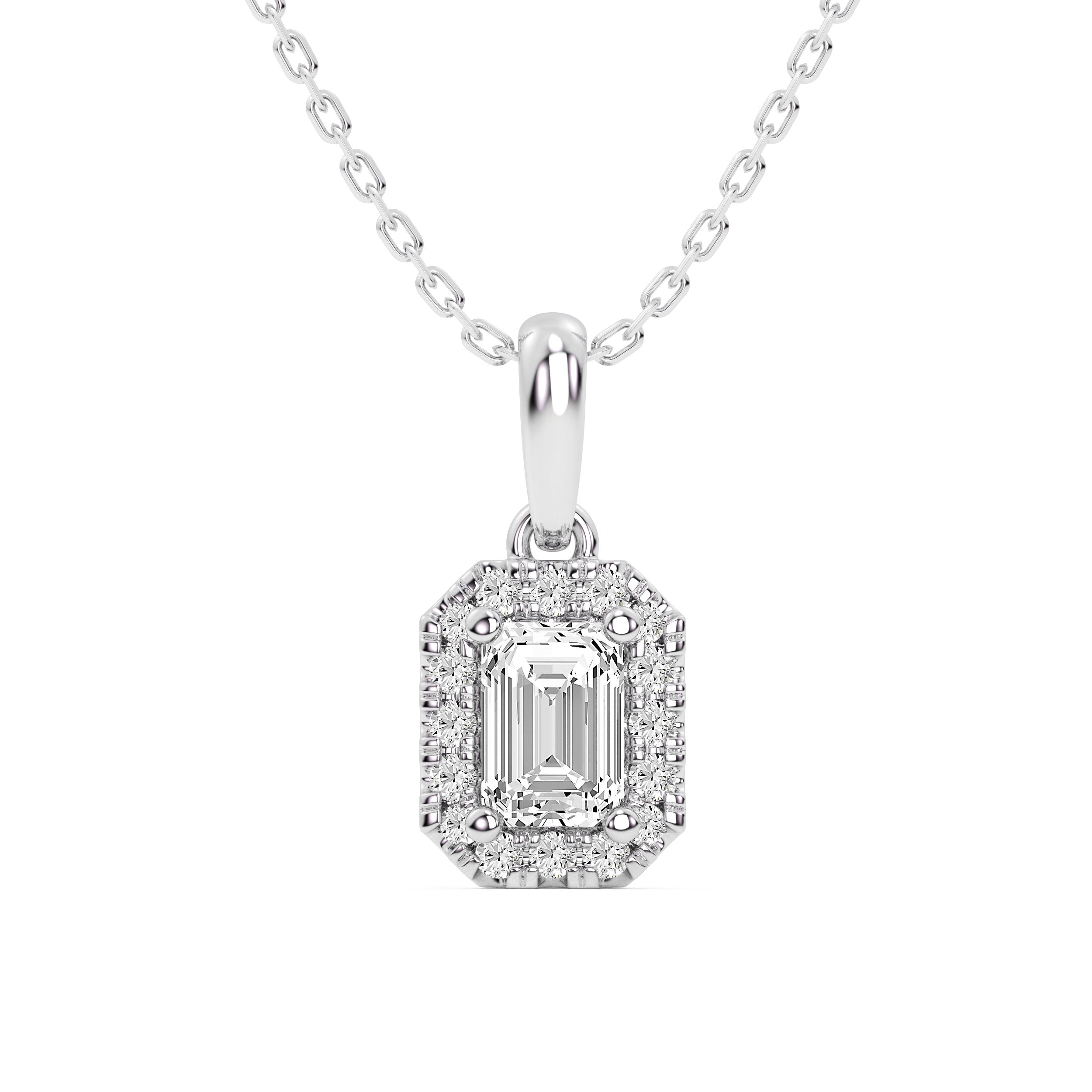 14K 0.62ct Lab Grown Pendant