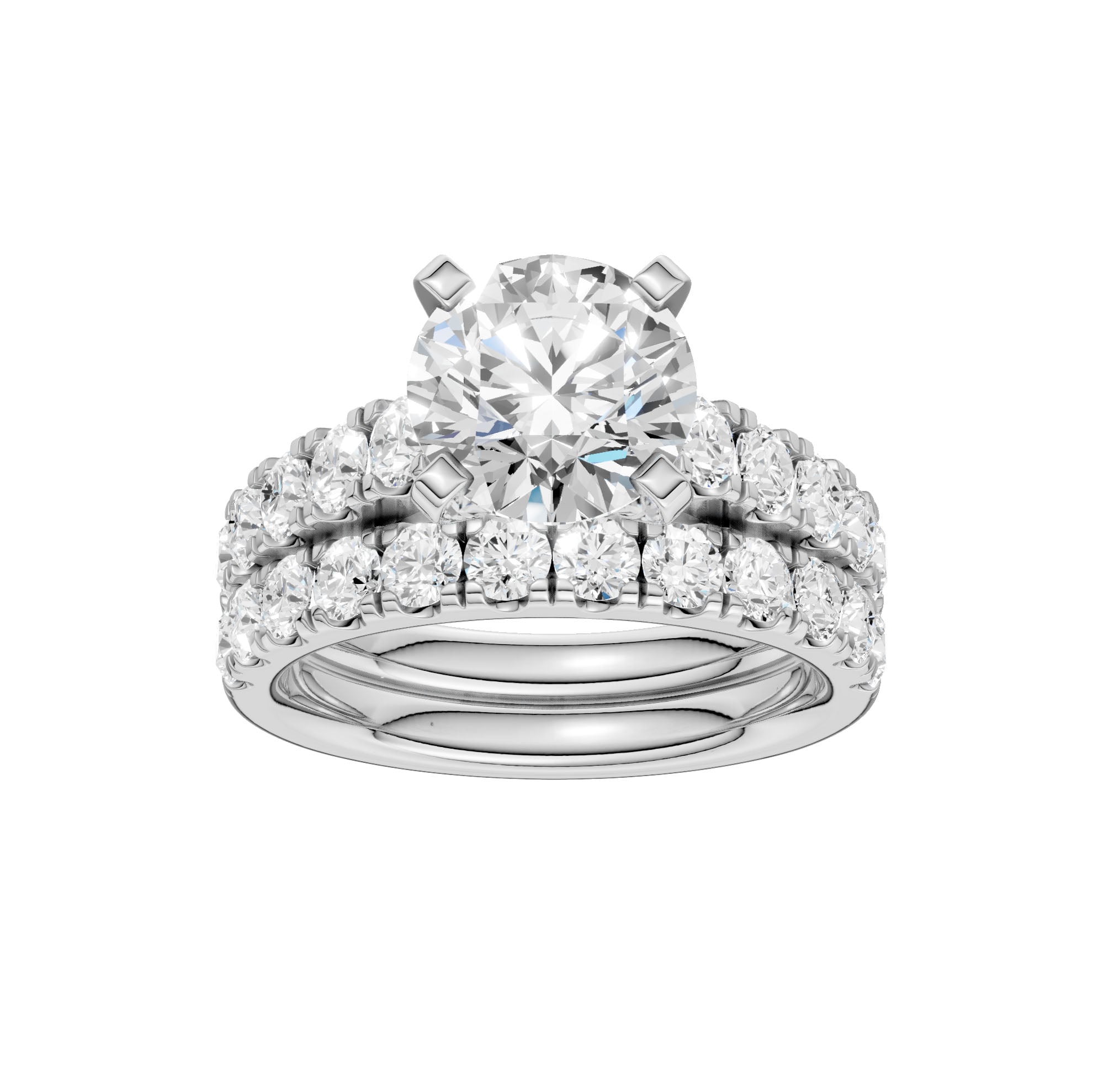 14K 3.50CT Lab Grown Diamond Bridal