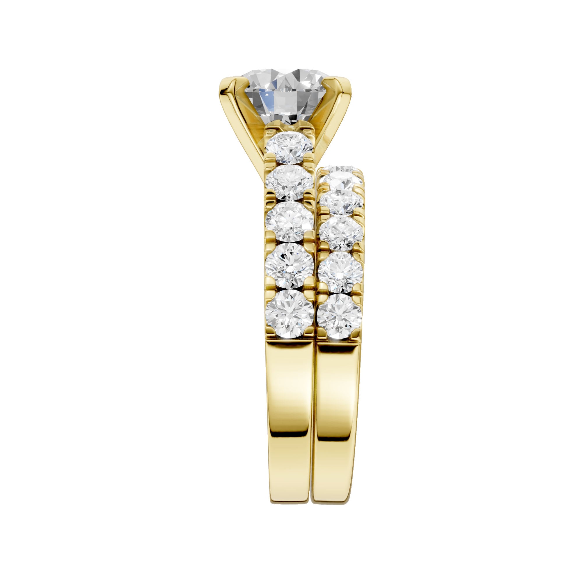 14K 3.50CT Lab Grown Diamond Bridal