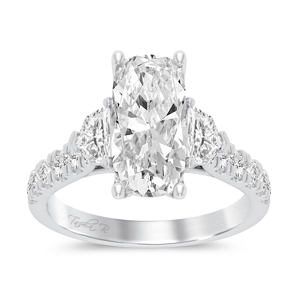 14K 4.90CT Certified Lab Grown Diamond Ring
