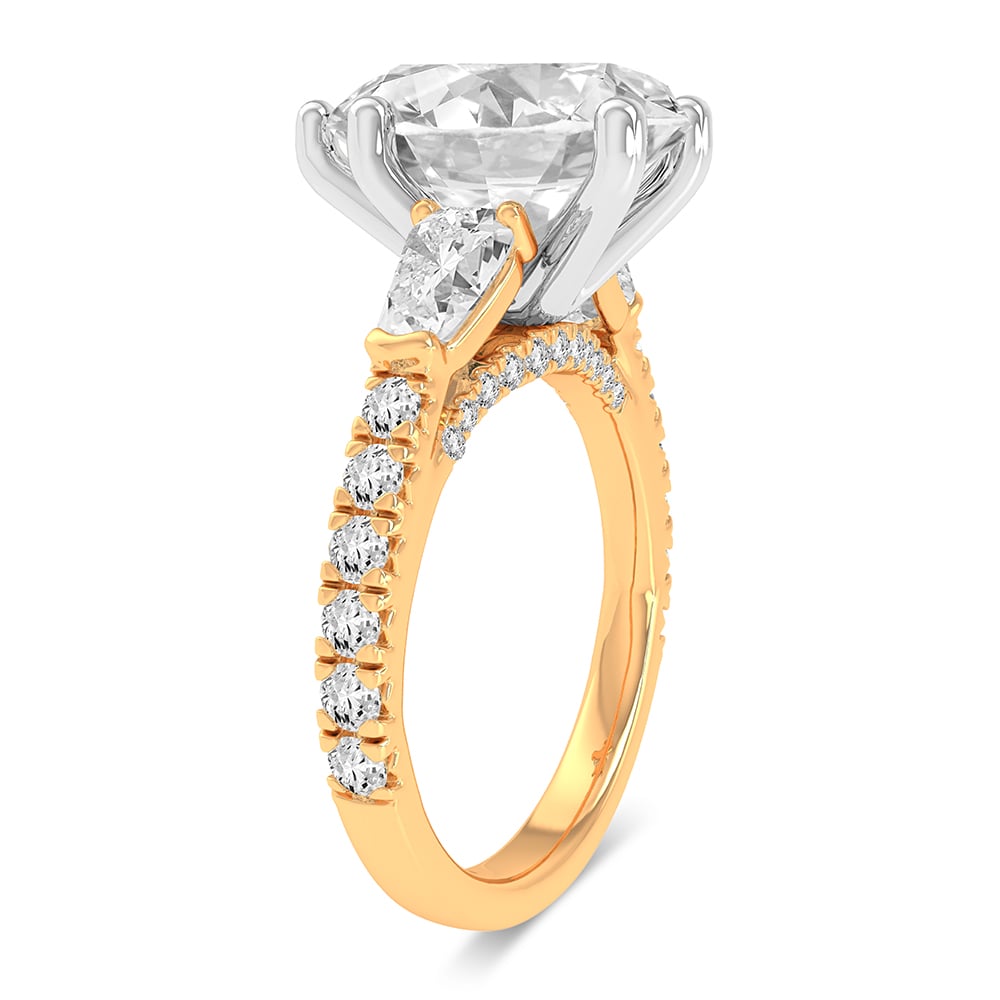 14K 2.79CT Certified Lab Grown Diamond Ring