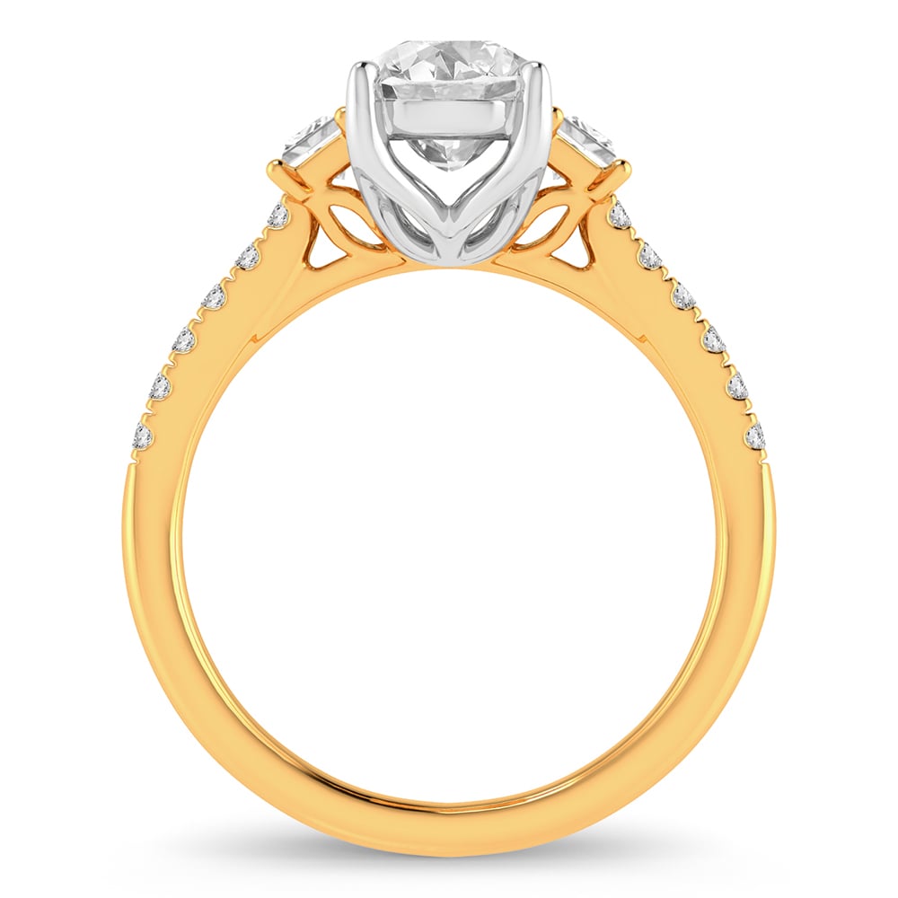14K 2.79CT Certified Lab Grown Diamond Ring