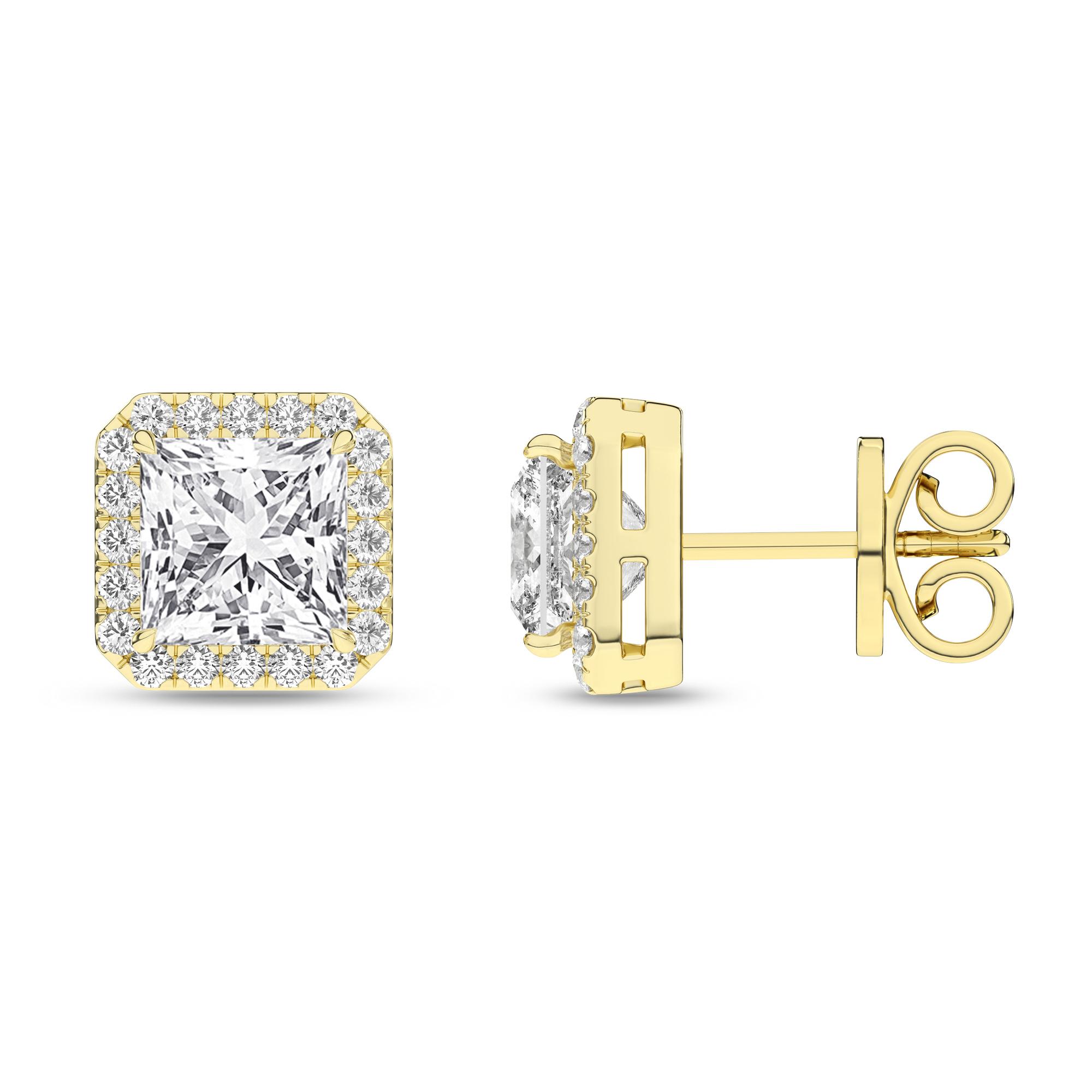 14K 2.25ct Certified Lab Grown Diamond Earrings