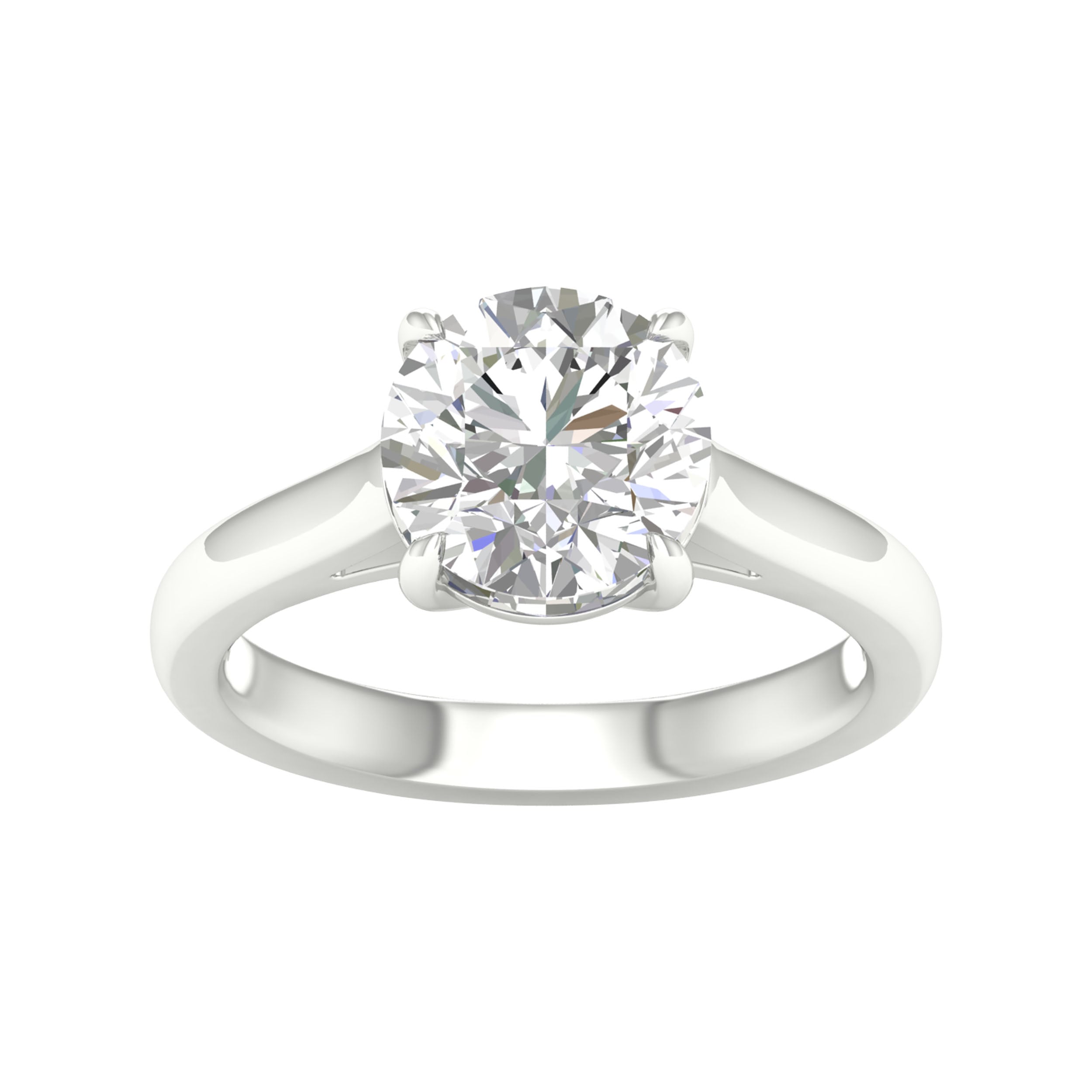 14K 4.00CT Certified Lab Grown Diamond Ring ( IGI Certified )