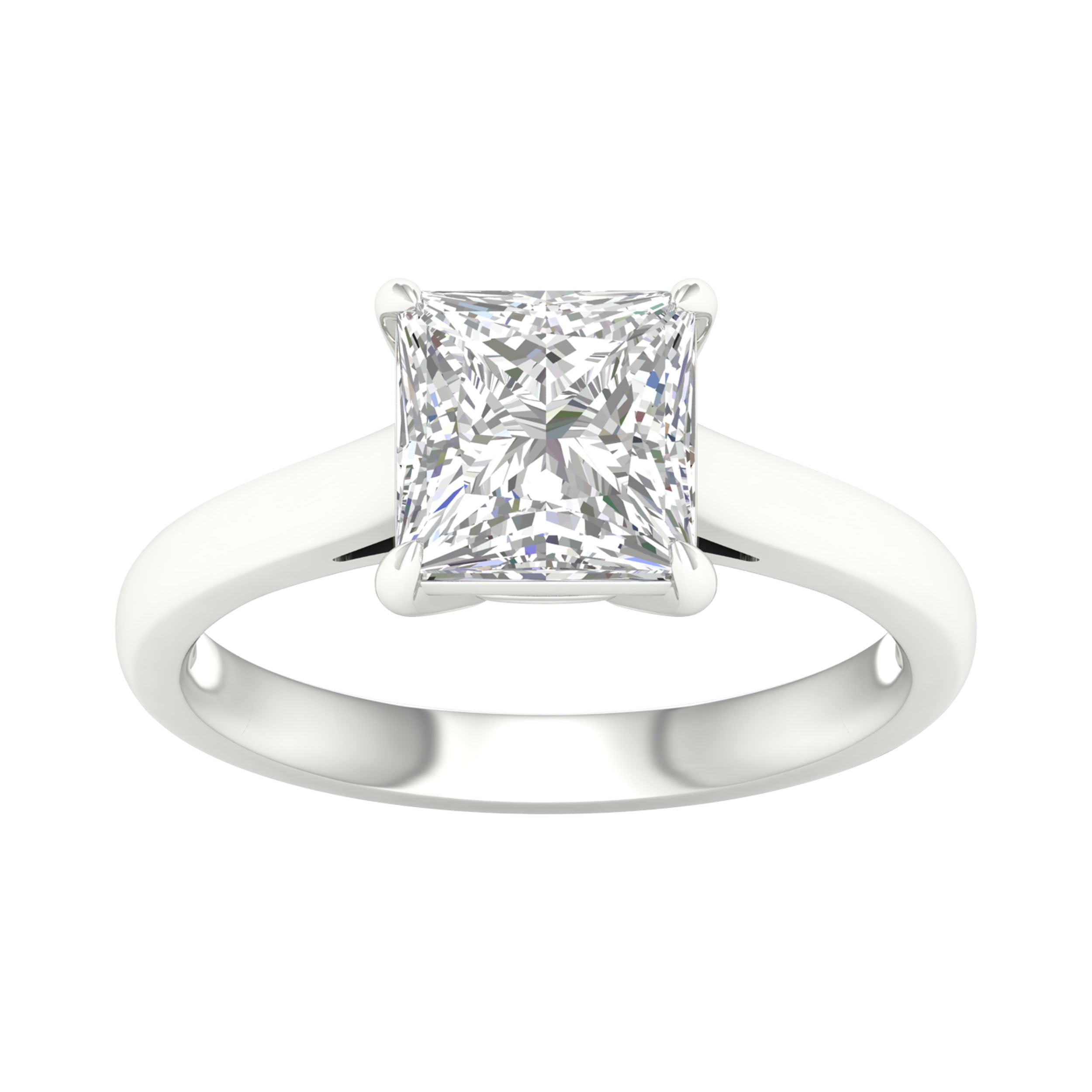 14K 2.50CT  Certified Lab Grown Diamond Ring ( IGI Certified