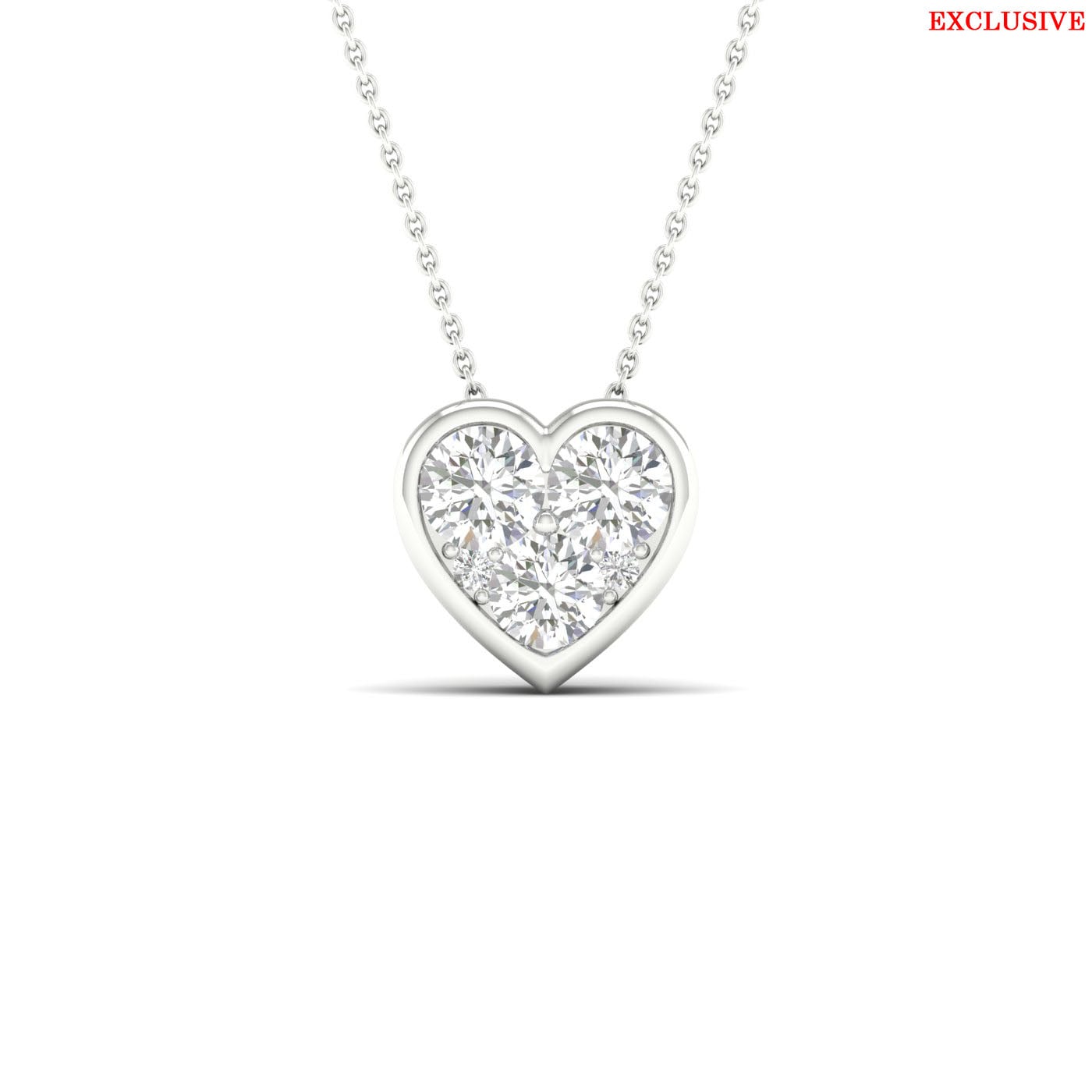 14K 0.50CT Lab Diamond Pendant