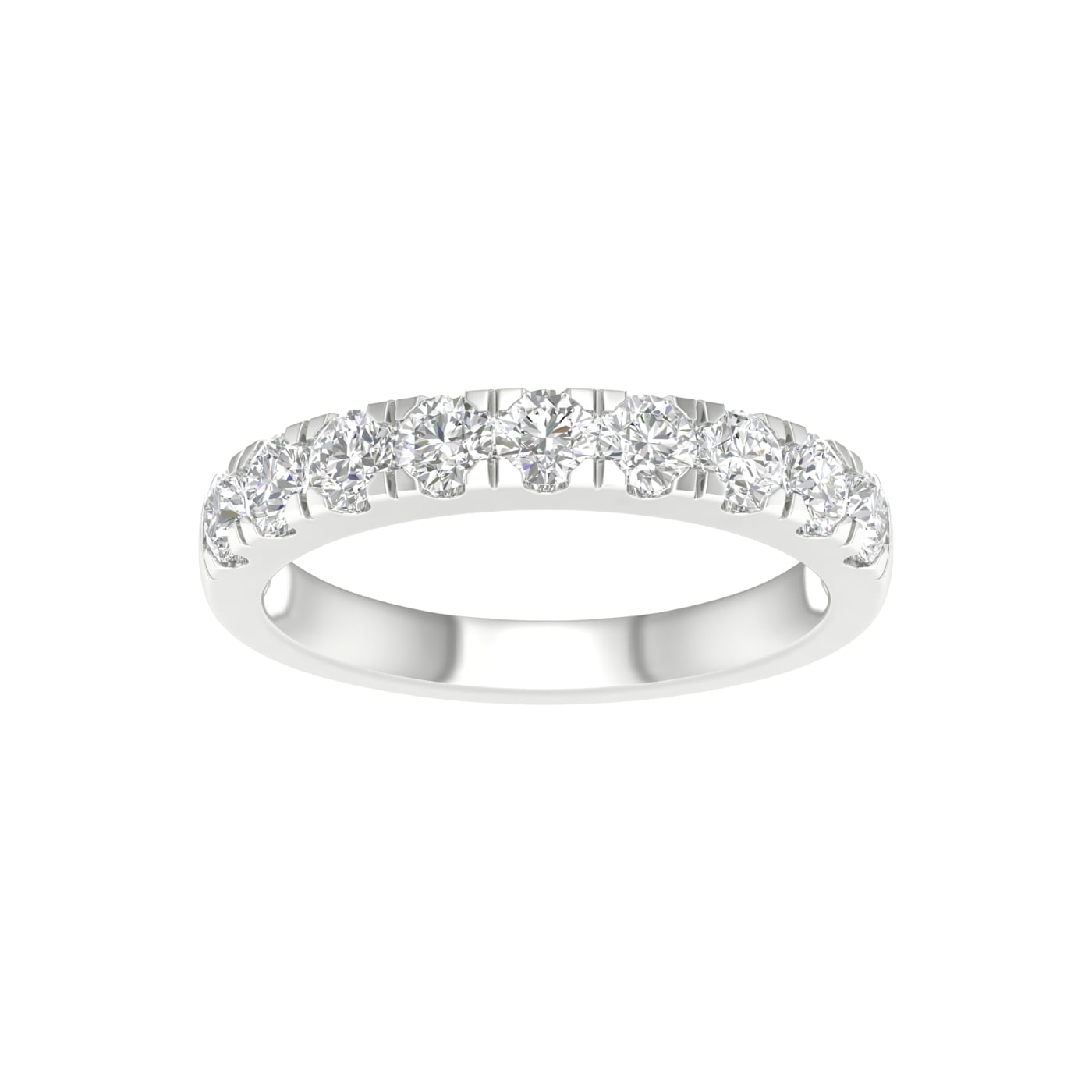 14K 1.00CT Certified Lab Grown Diamond Band