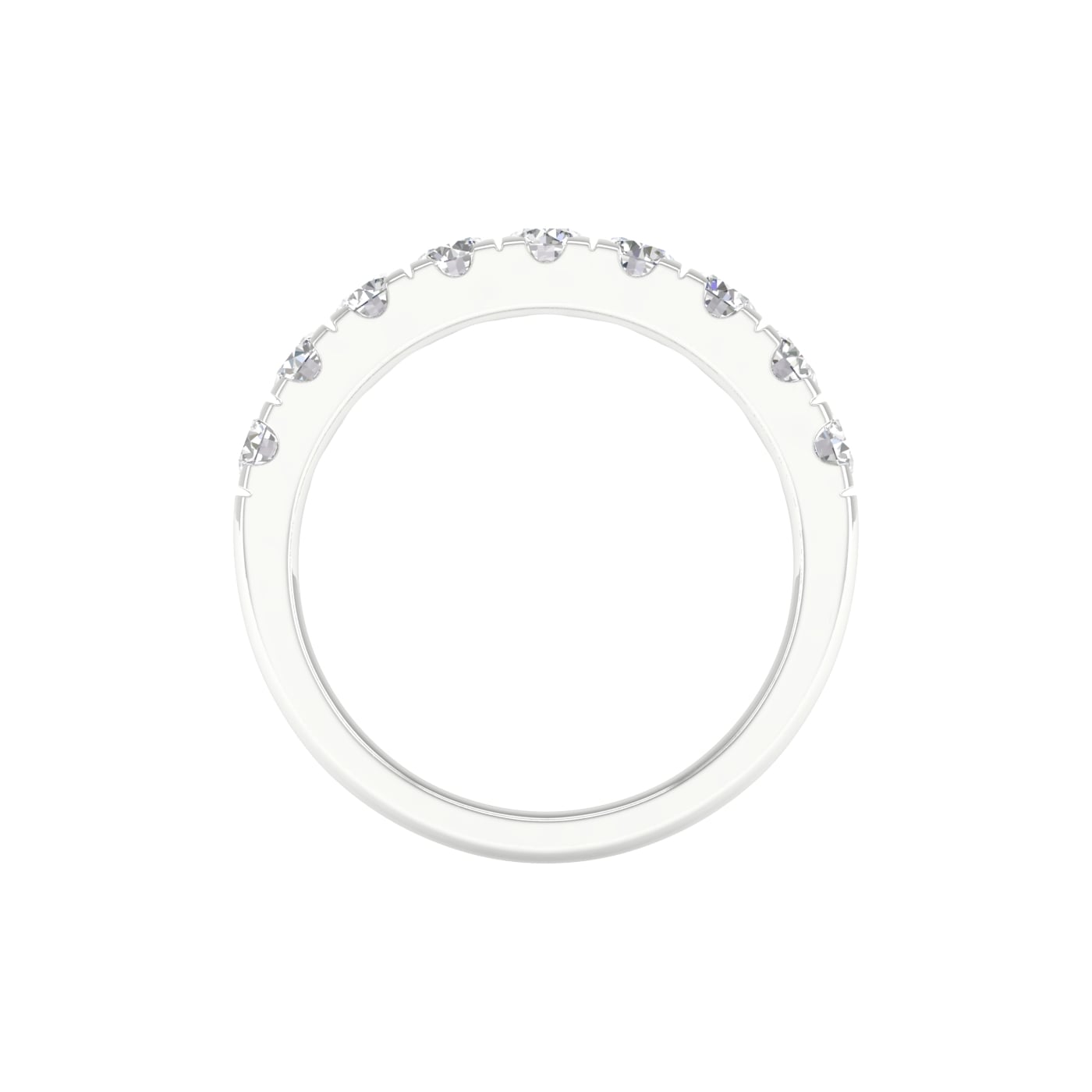 14K 1.00CT Certified Lab Grown Diamond Band