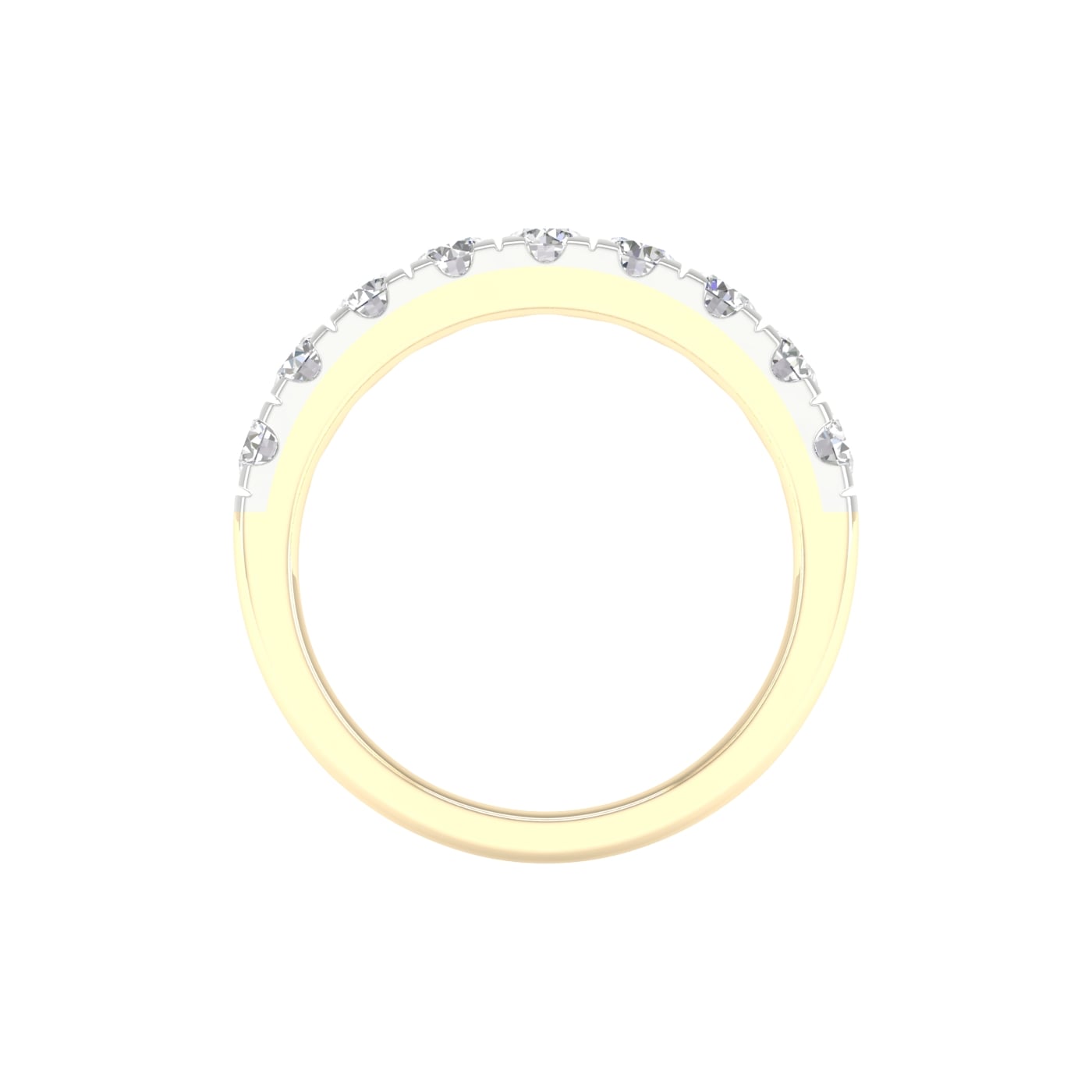 14K 1.00CT Certified Lab Grown Diamond Band