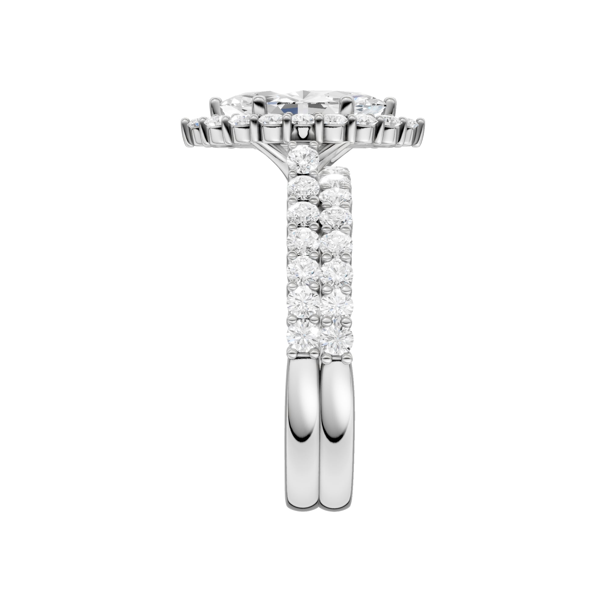 14K 2.00CT DIAMOND BRIDAL SET