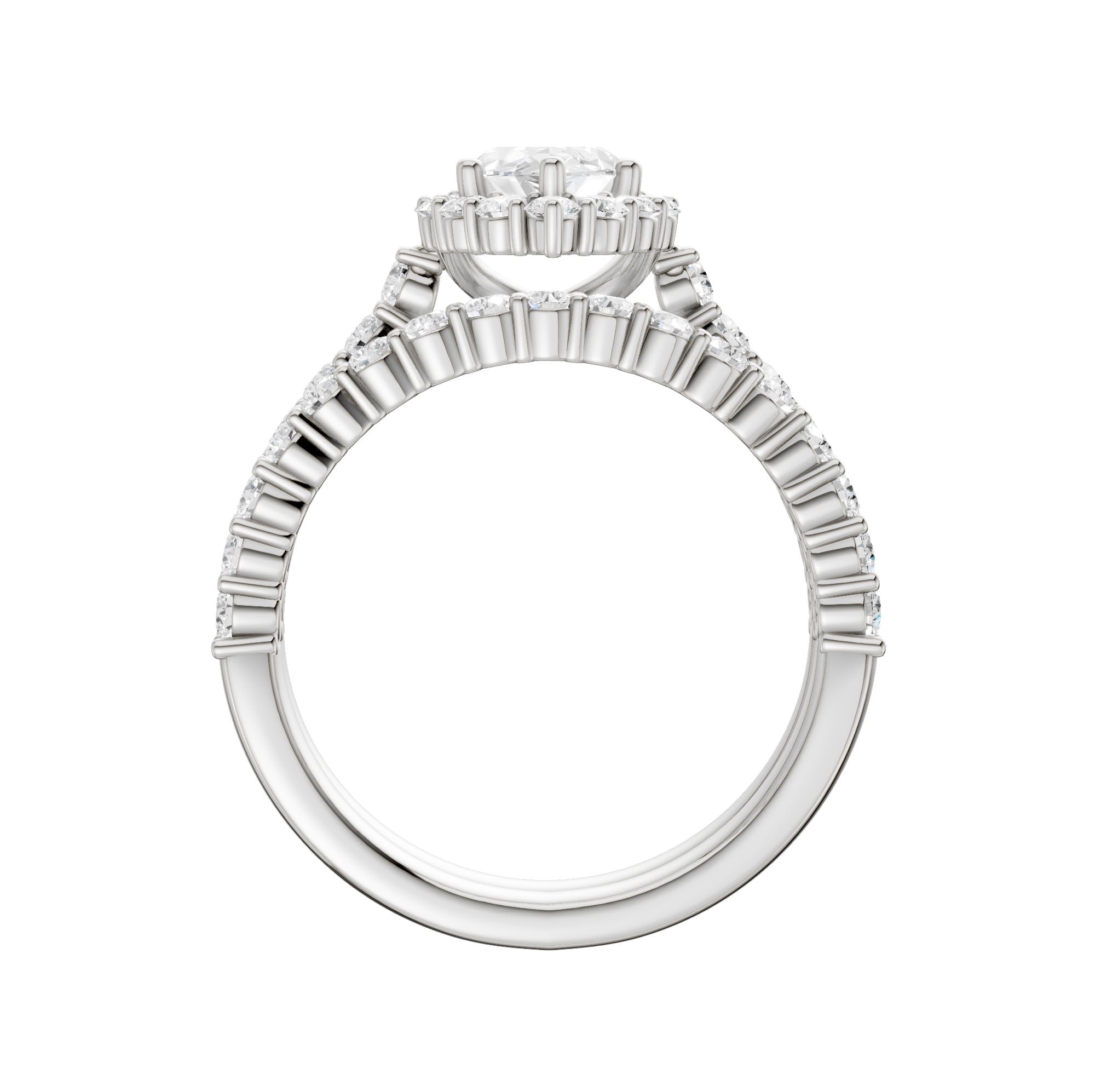 14K 2.00CT DIAMOND BRIDAL SET