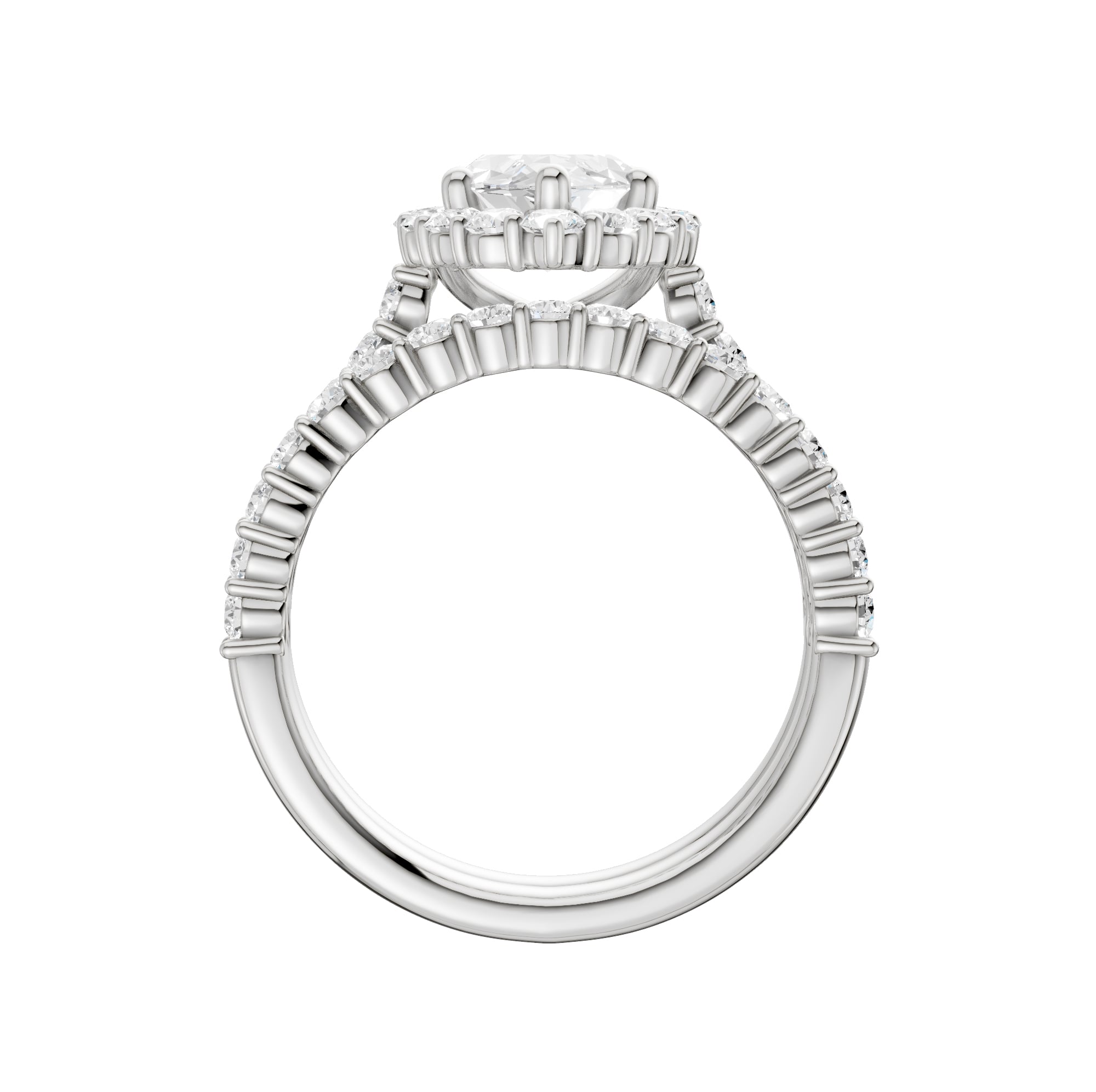 14K 3.00CT DIAMOND BRIDAL SET