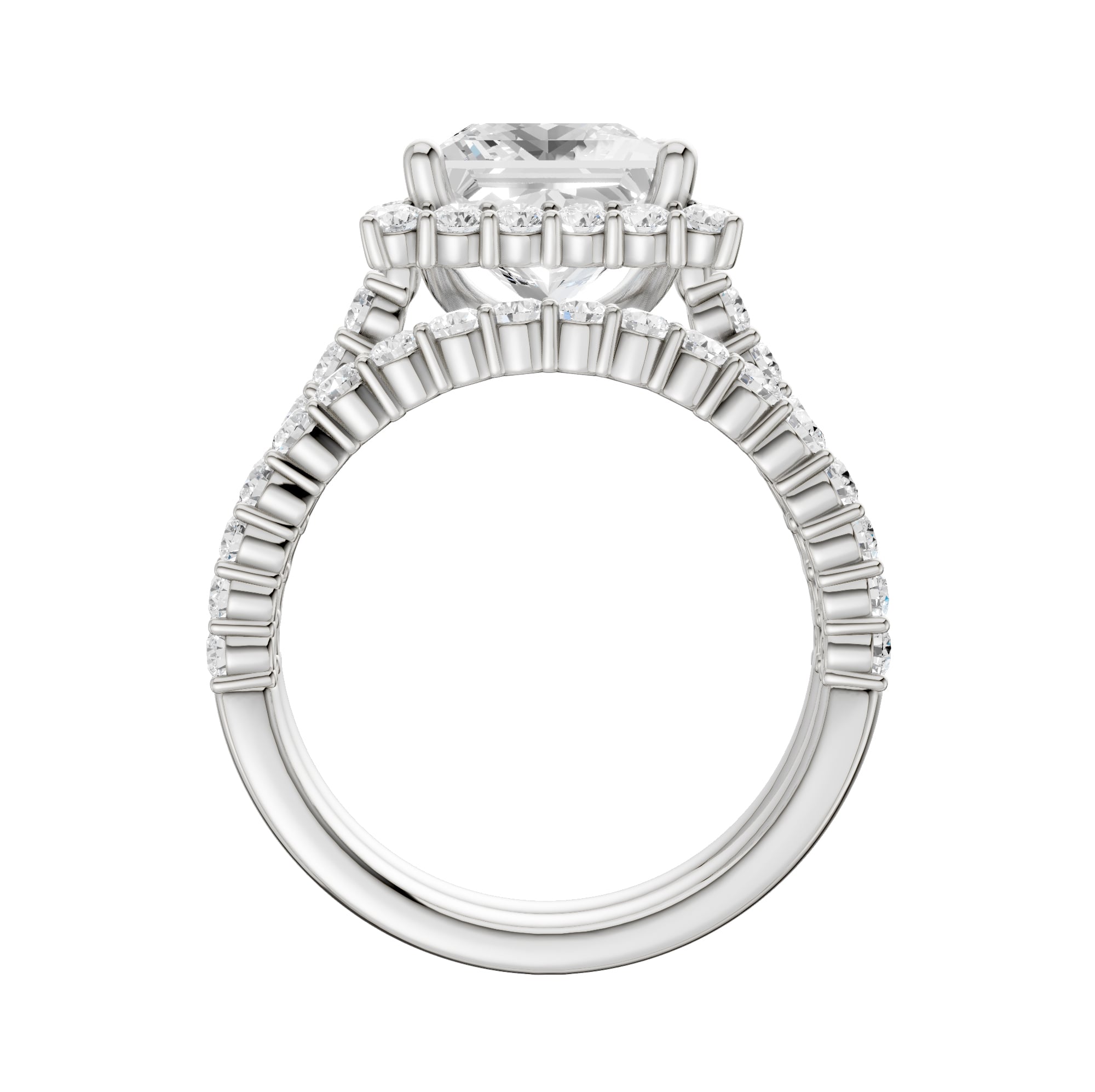 14K 4.00CT DIAMOND BRIDAL SET