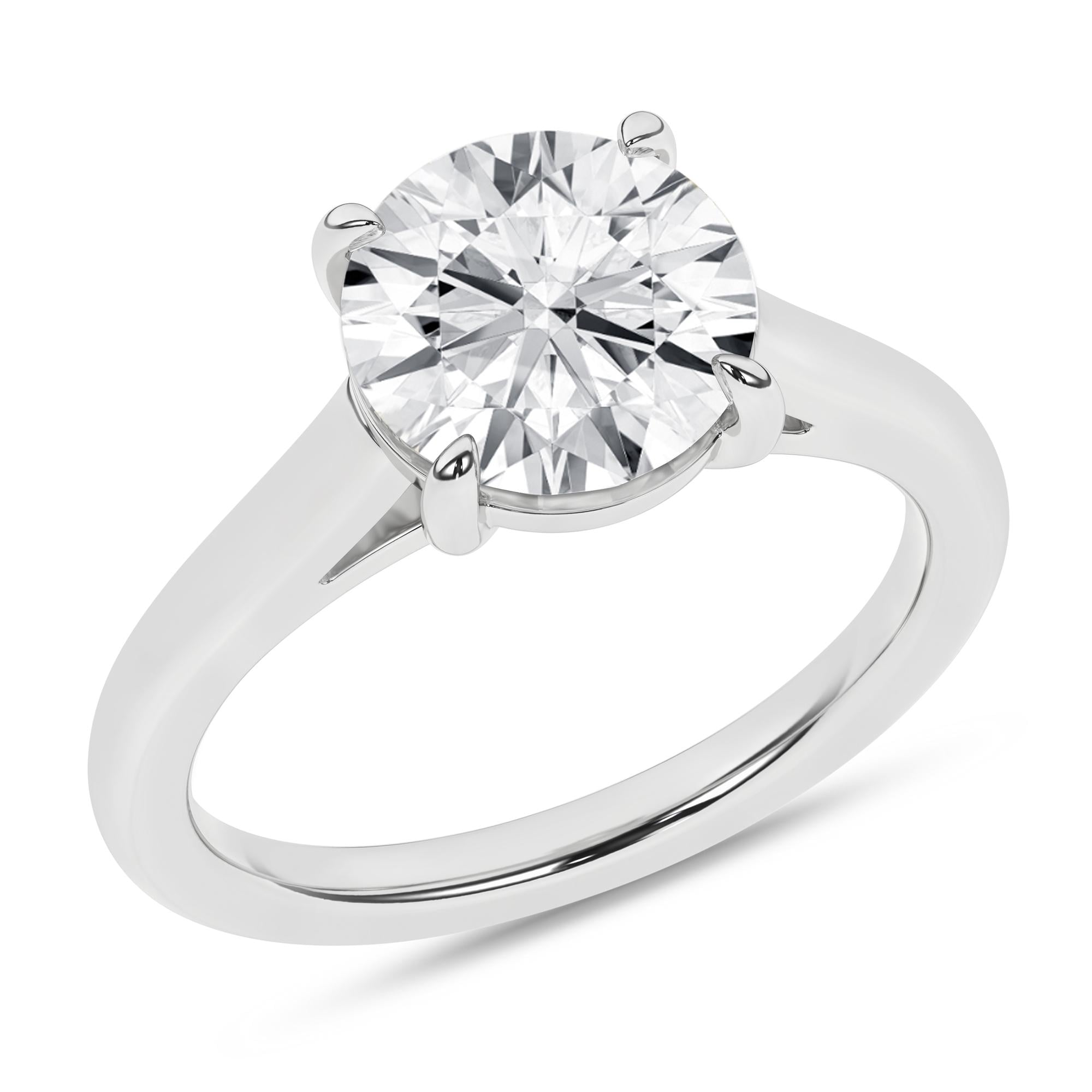 10K 1.00CT Certified Lab Grown Diamond Ring