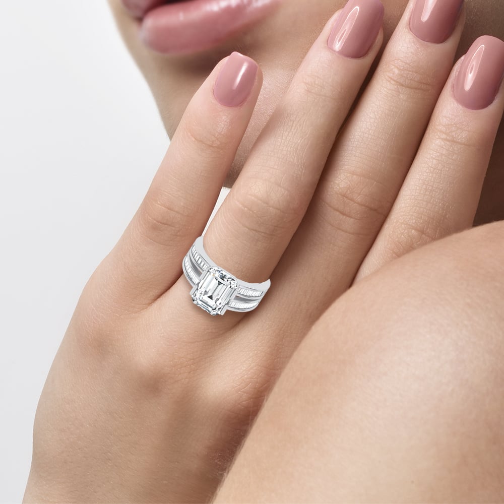 14K 5.46CT Diamond Engagement Ring