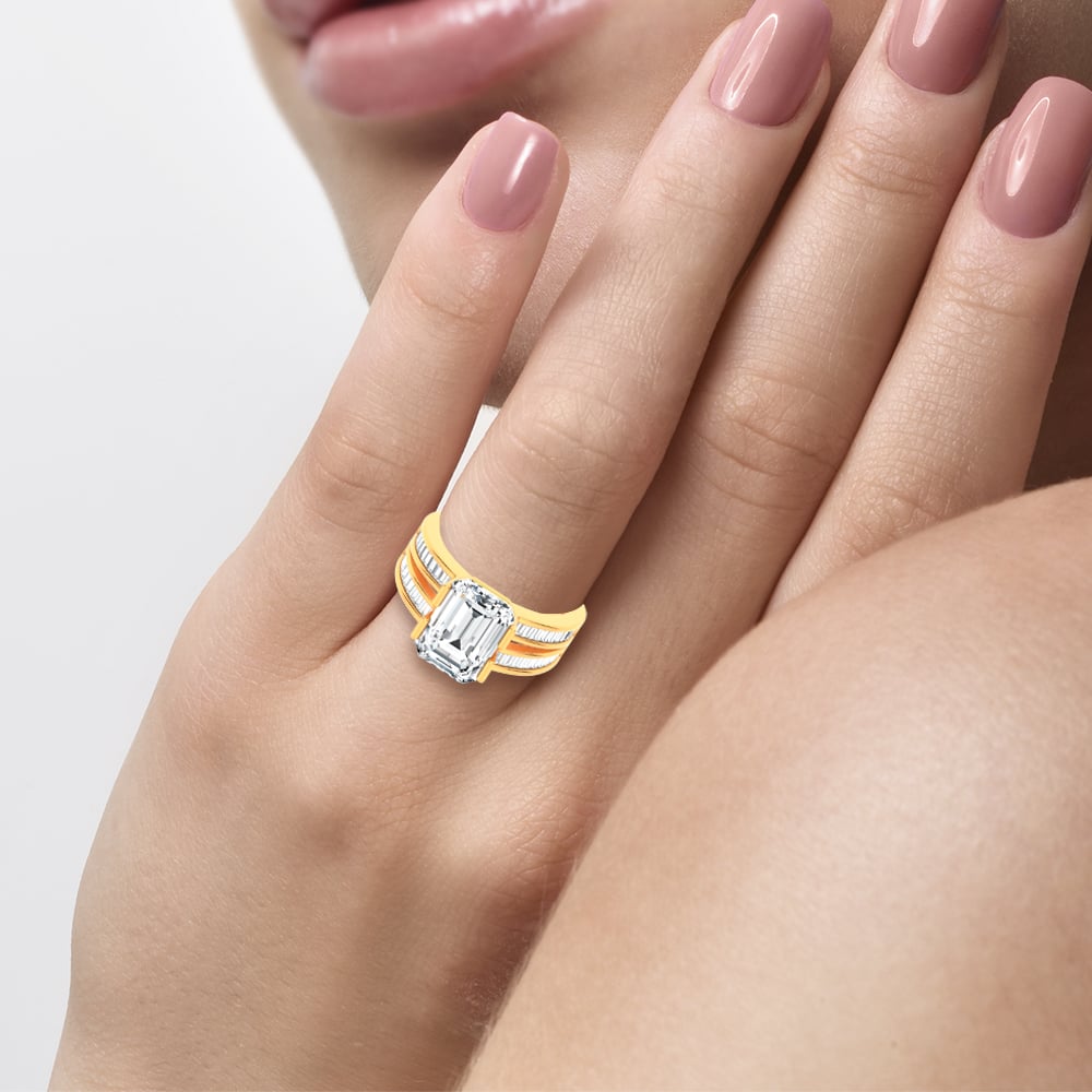 14K 5.46CT Diamond Engagement Ring
