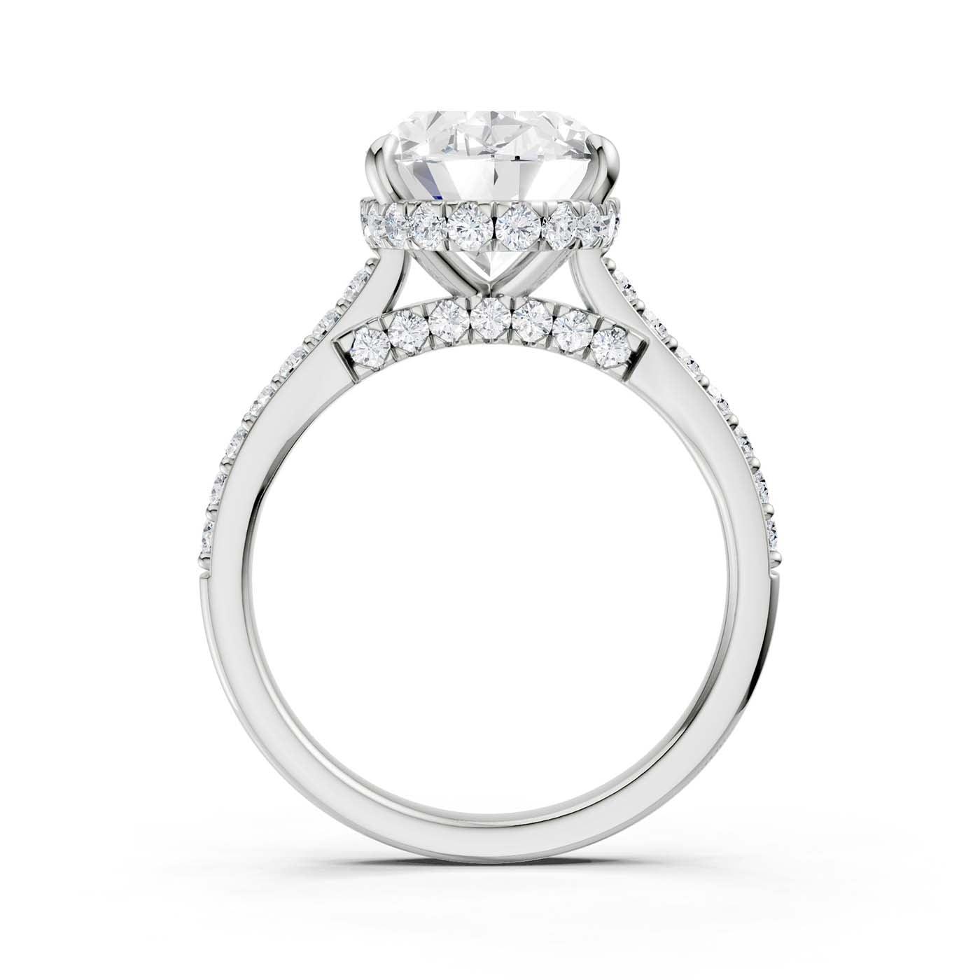 14K 4.50CT Lab Grown Diamond Engagement Ring