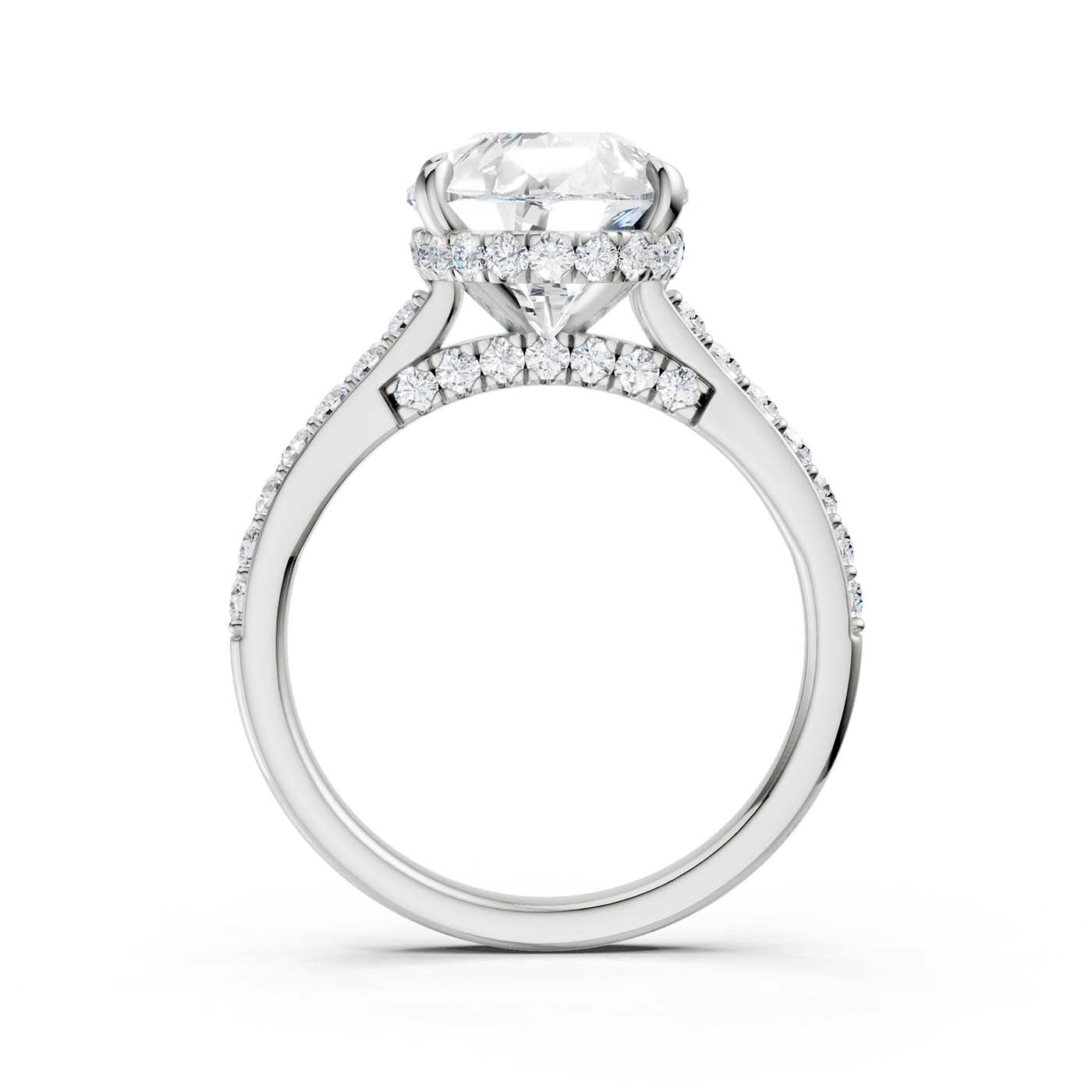 14K 4.50CT Lab Grown Diamond Engagement Ring