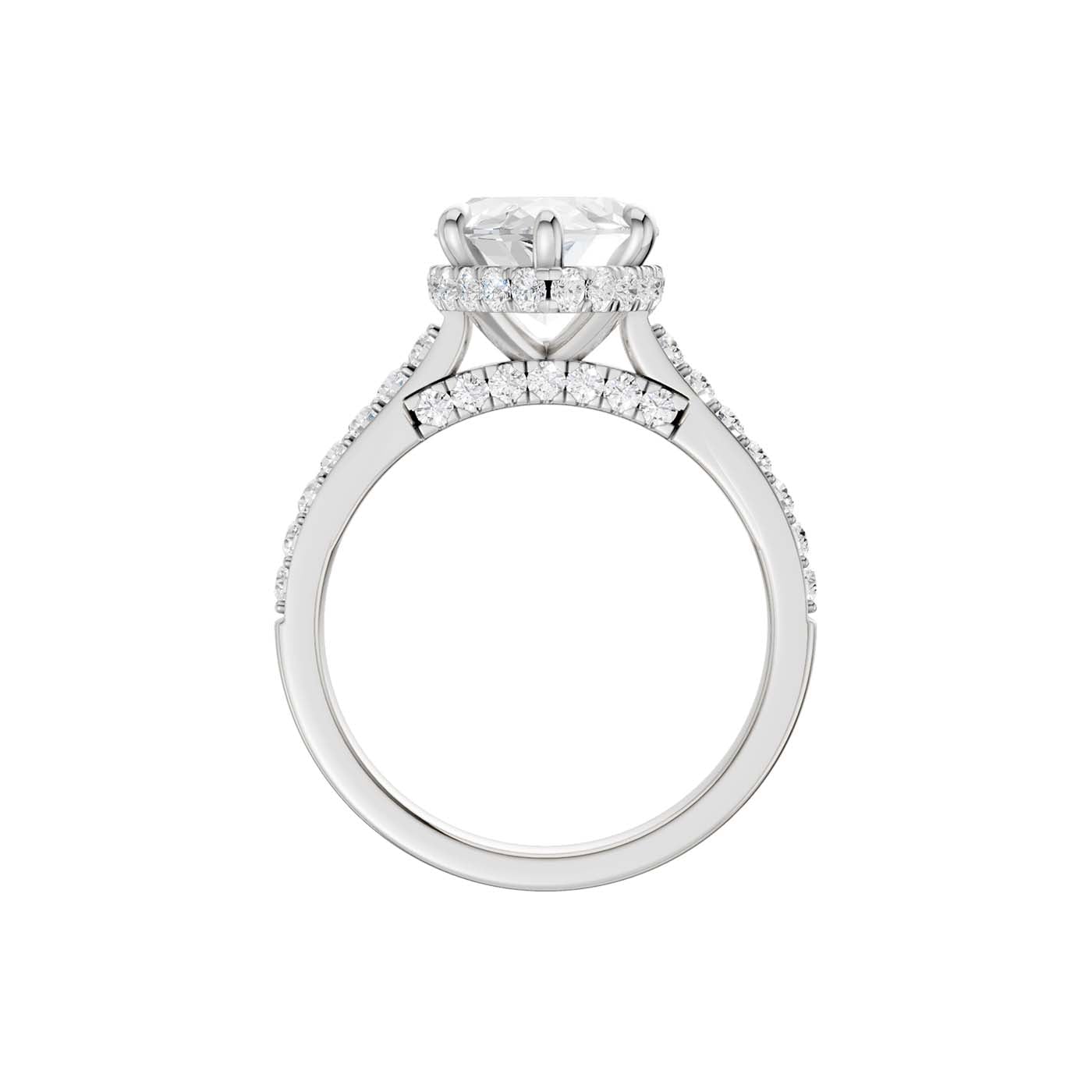 14K 4.50CT Lab Grown Diamond Engagement Ring