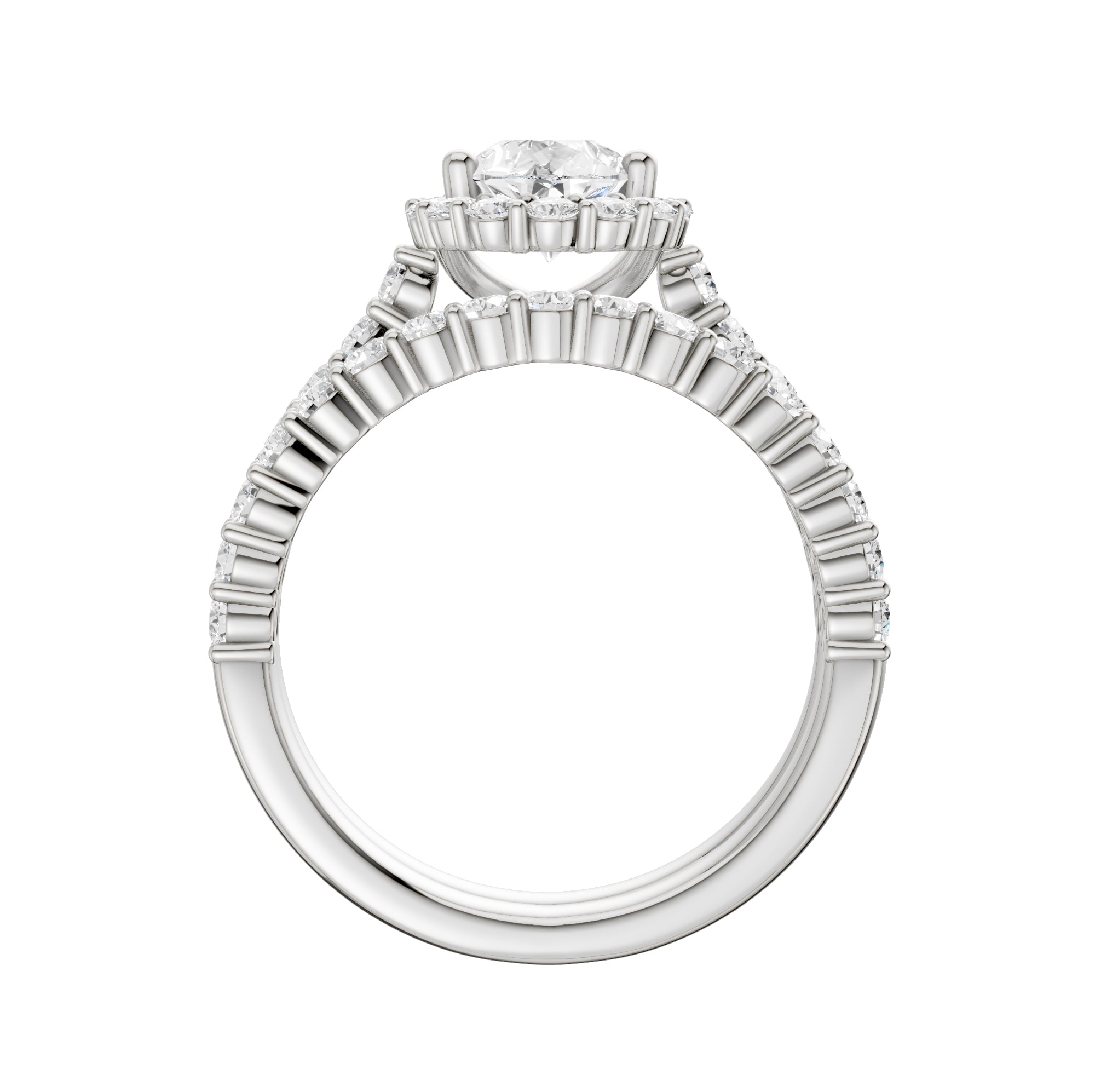 14K 2.00CT DIAMOND BRIDAL SET
