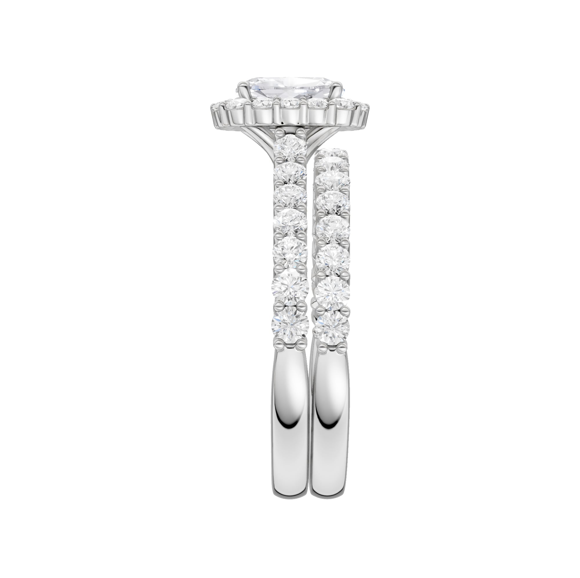 14K 2.00CT DIAMOND BRIDAL SET