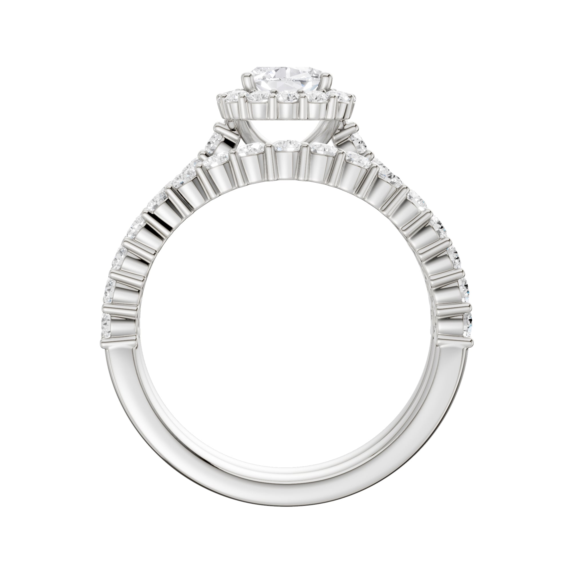 14K 2.00CT DIAMOND BRIDAL SET