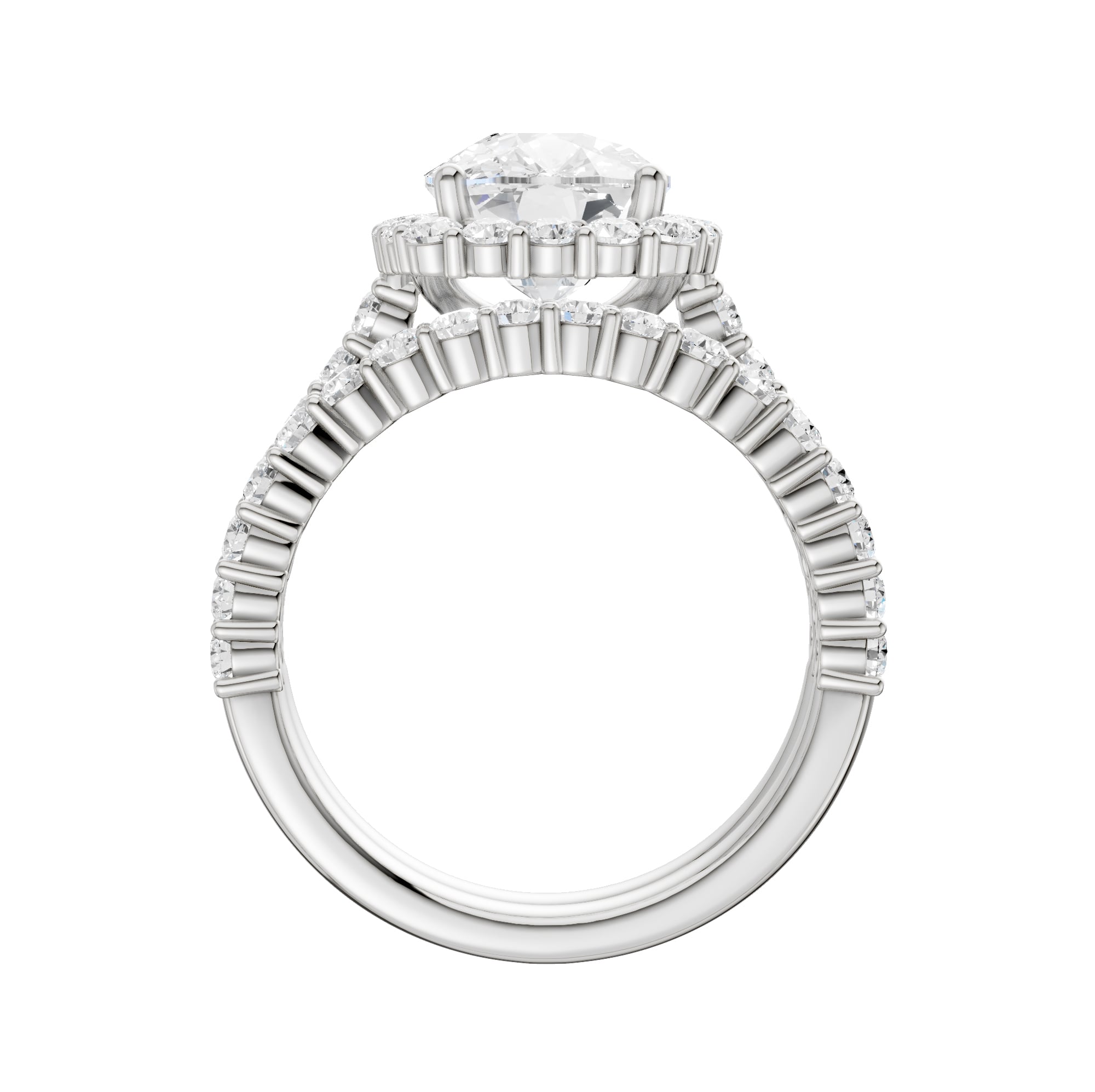 14K 4.00CT DIAMOND BRIDAL SET