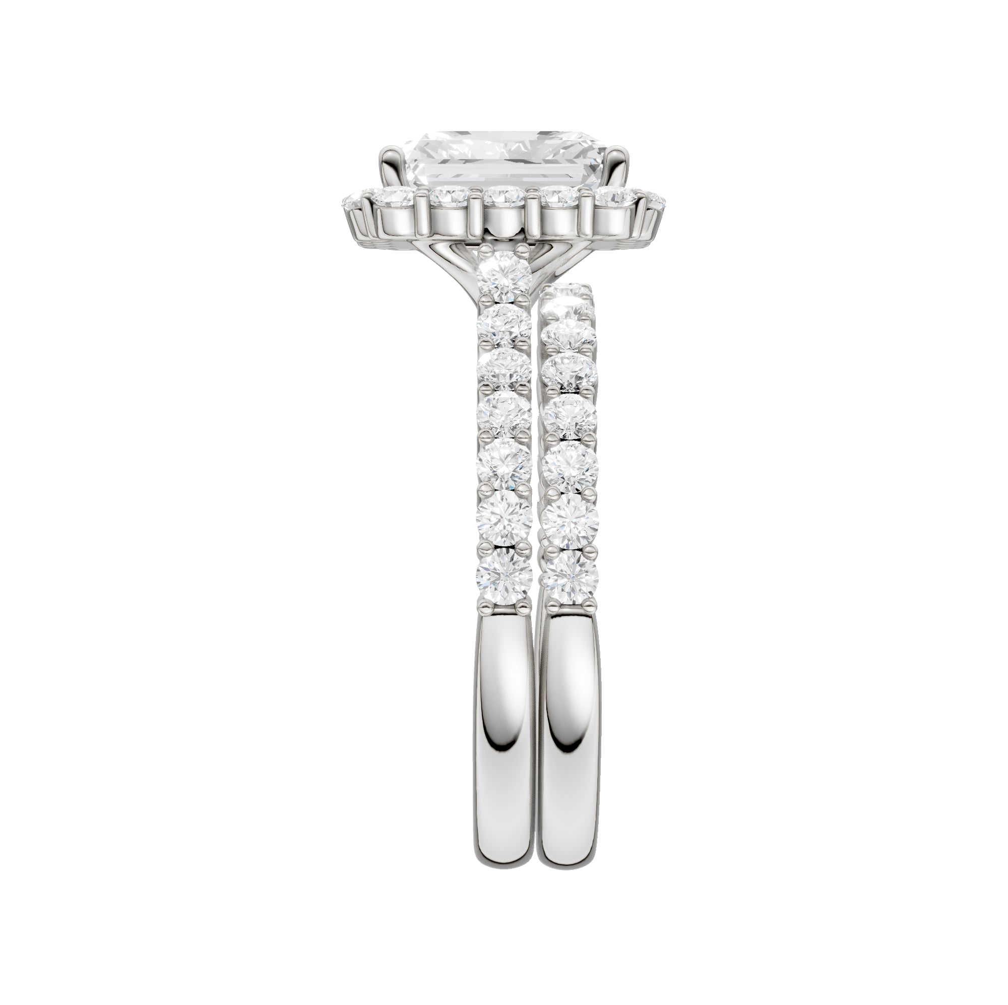 14K 3.00CT DIAMOND BRIDAL SET