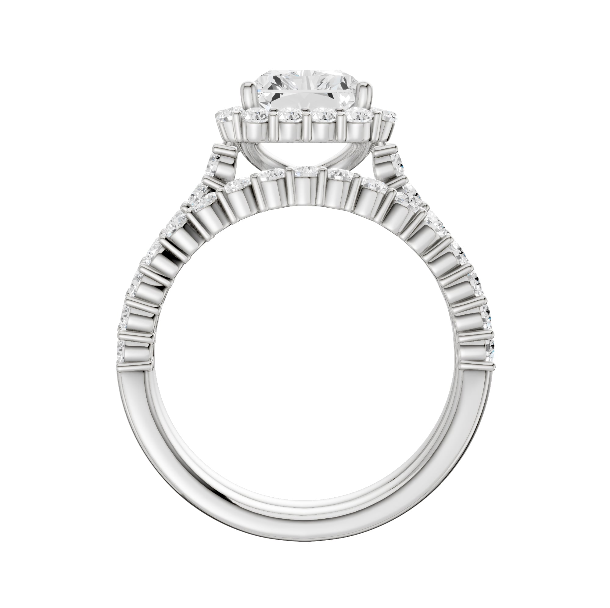 14K 3.00CT DIAMOND BRIDAL SET