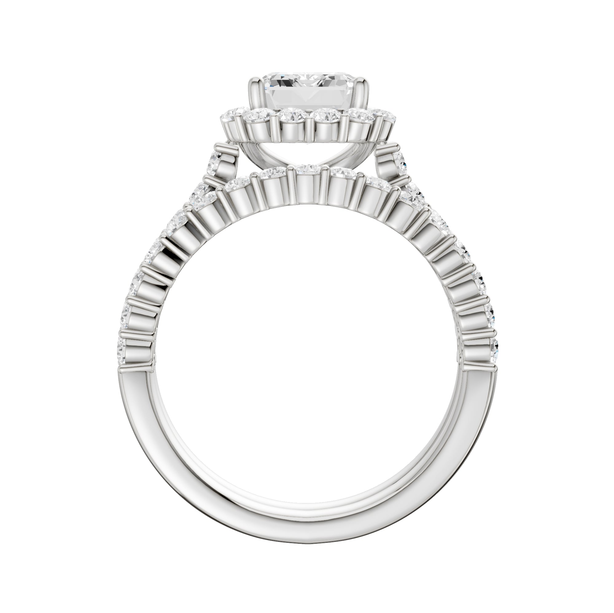 14K 3.00CT DIAMOND BRIDAL SET