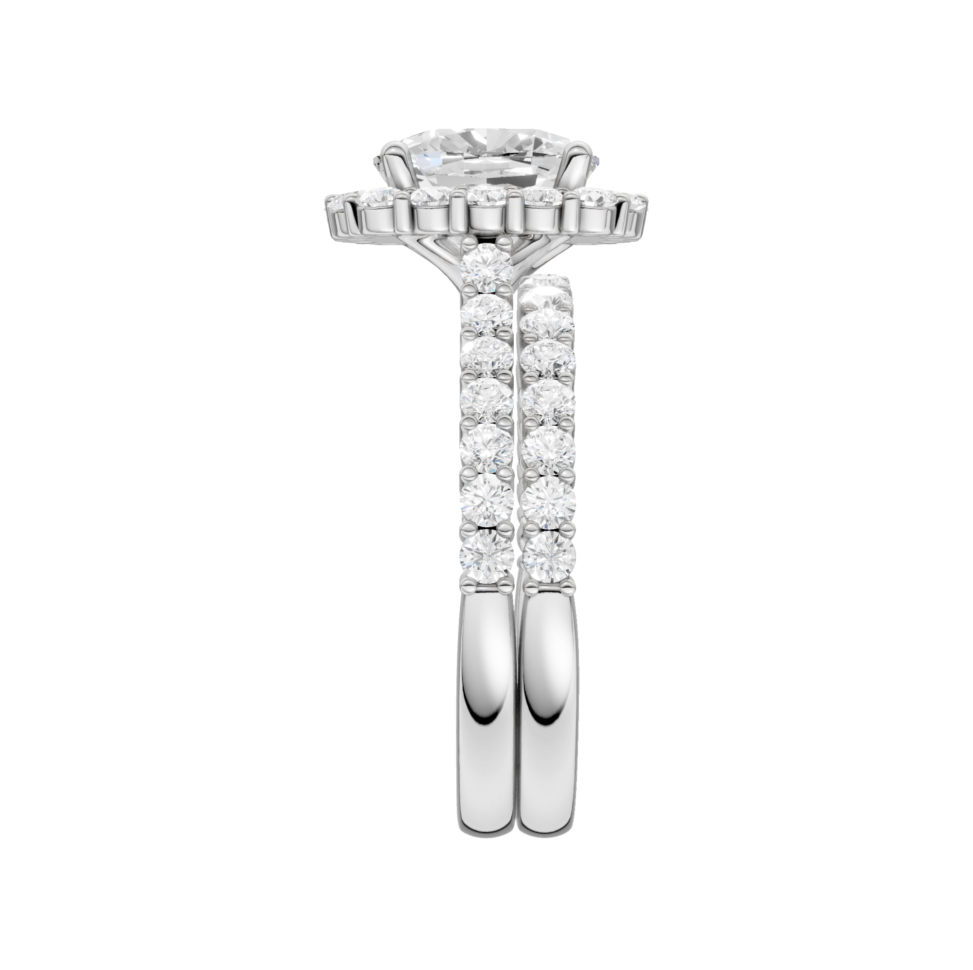 14K 3.00CT DIAMOND BRIDAL SET