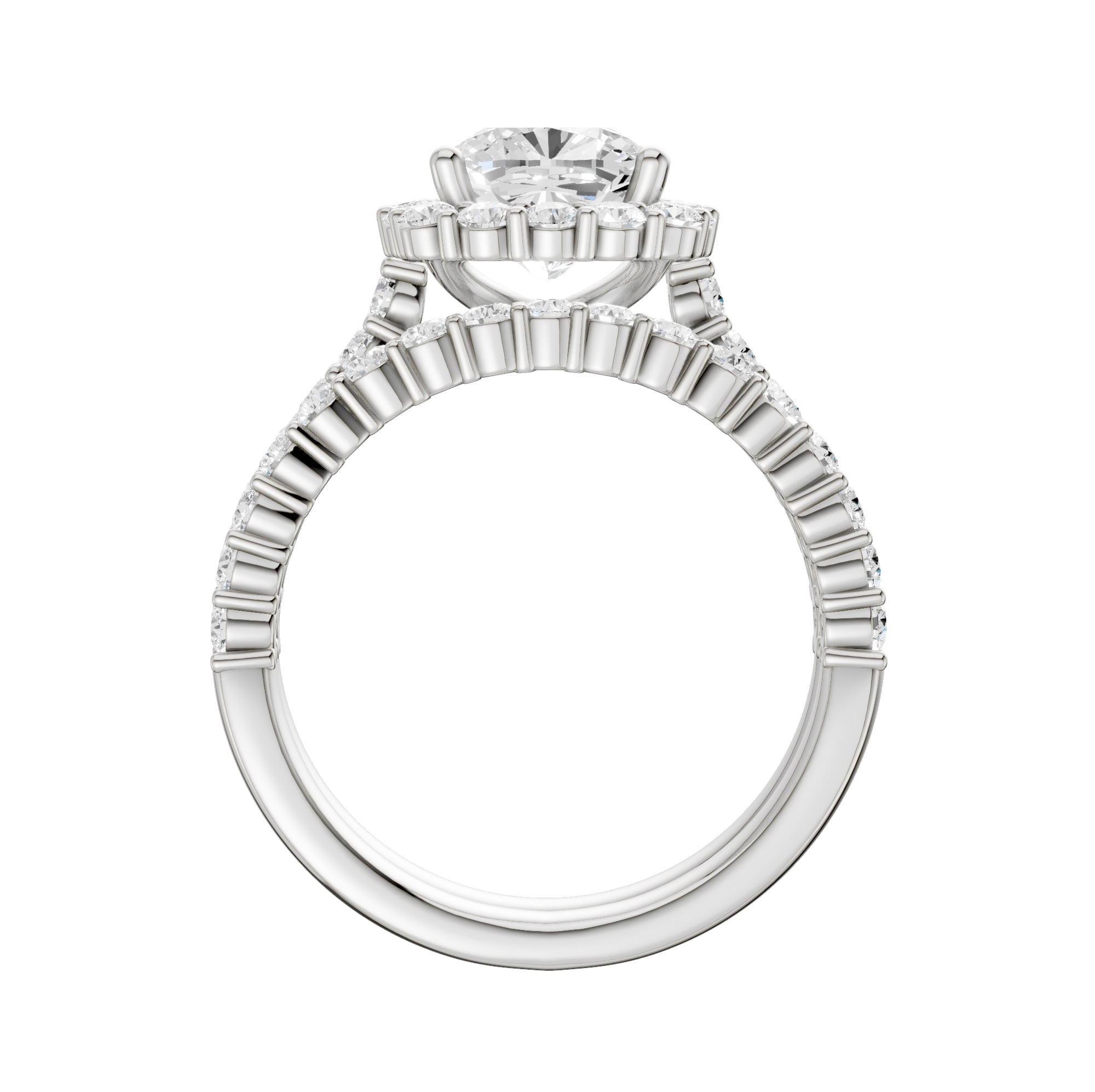 14K 3.00CT DIAMOND BRIDAL SET