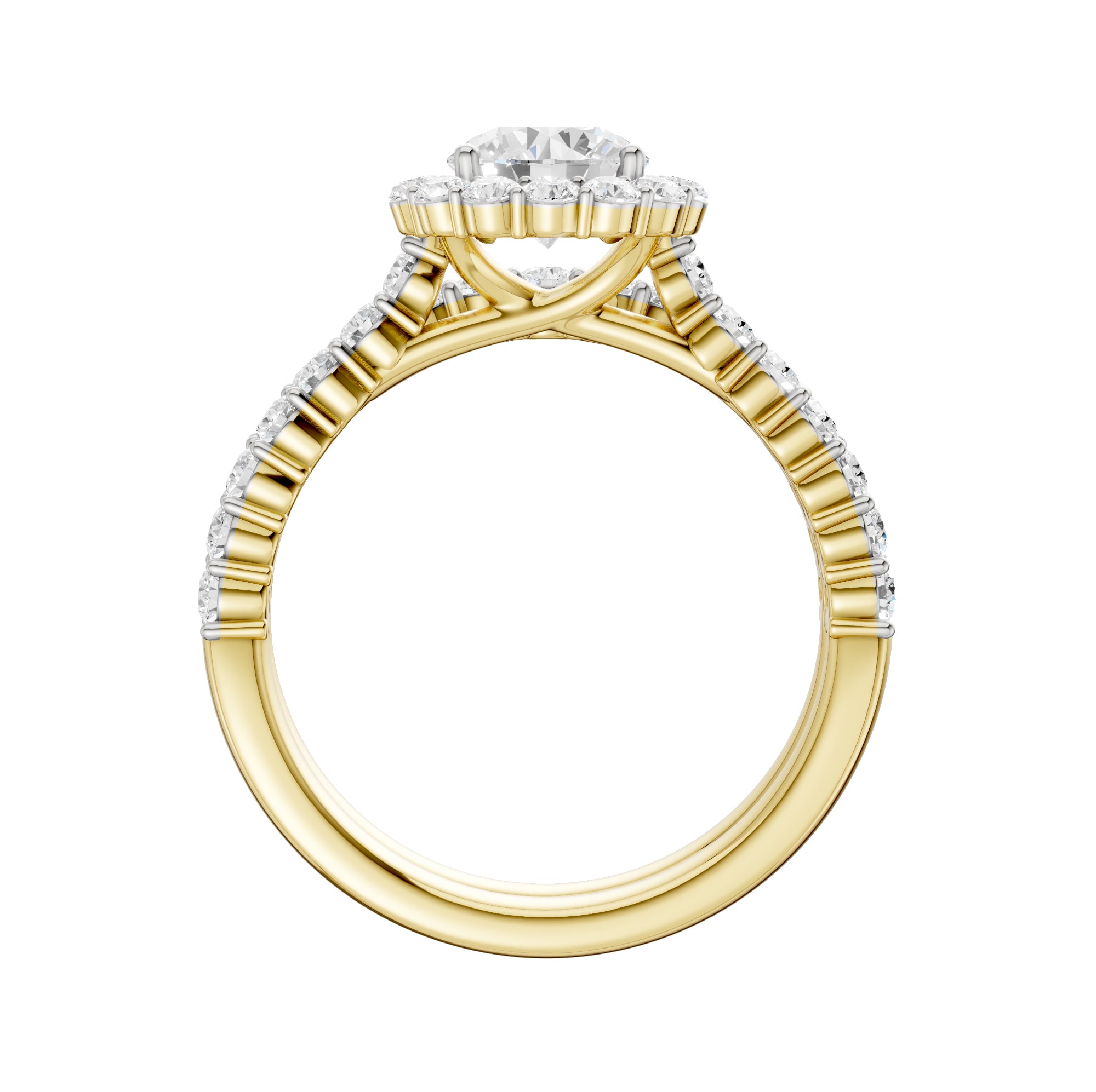 14K 2.00CT DIAMOND BRIDAL SET