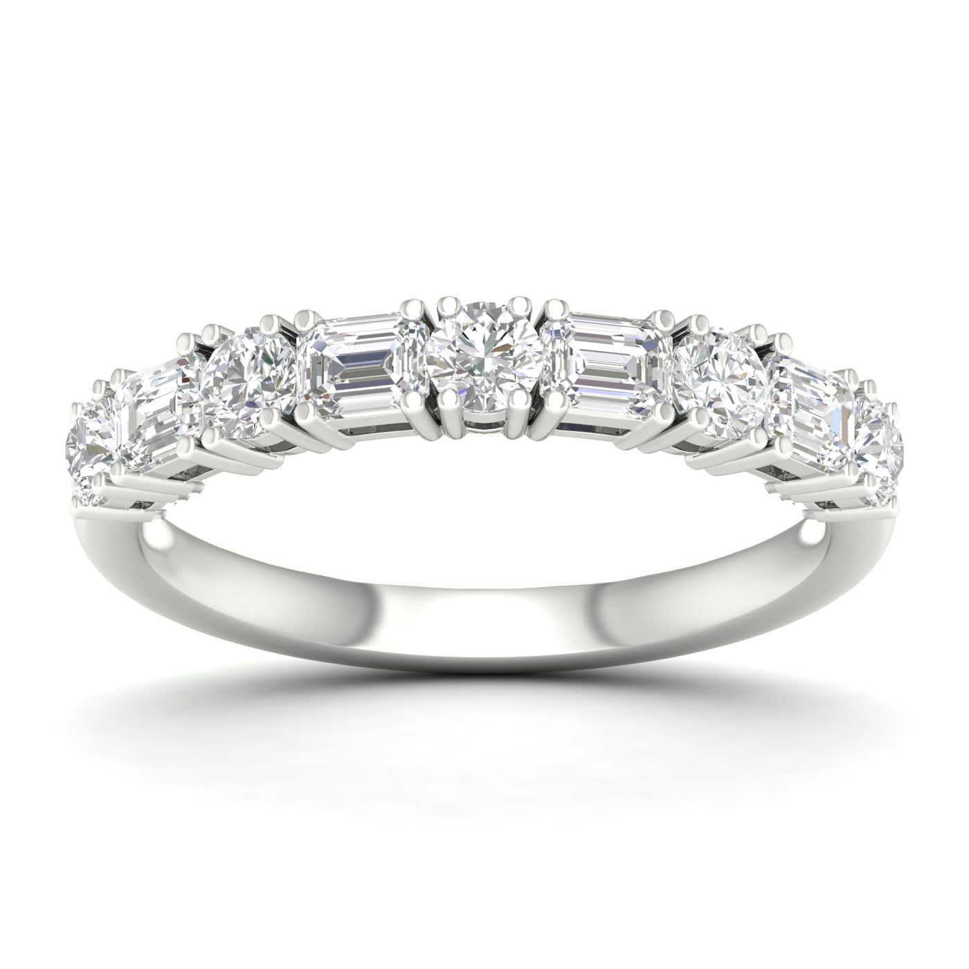 14K 1.00CT Fancy Lab Grown Diamond Band