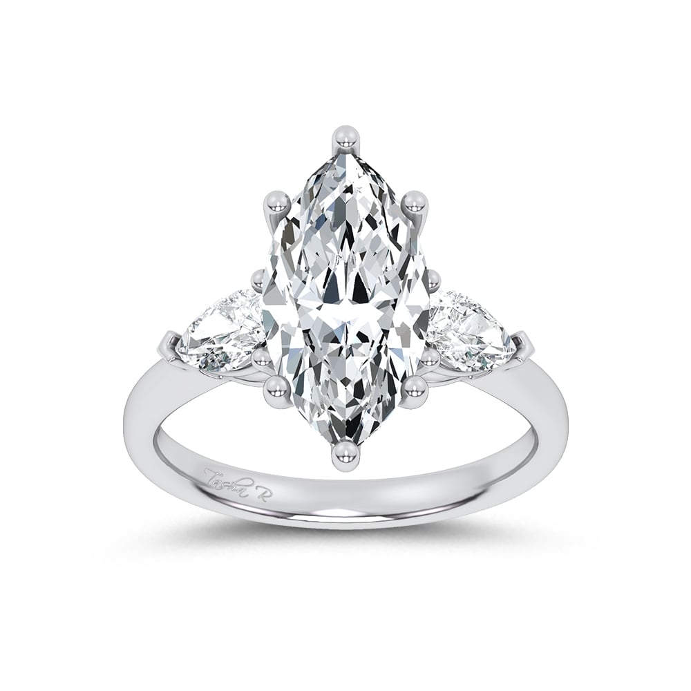 14K 3.66ct Diamond Engagement Ring