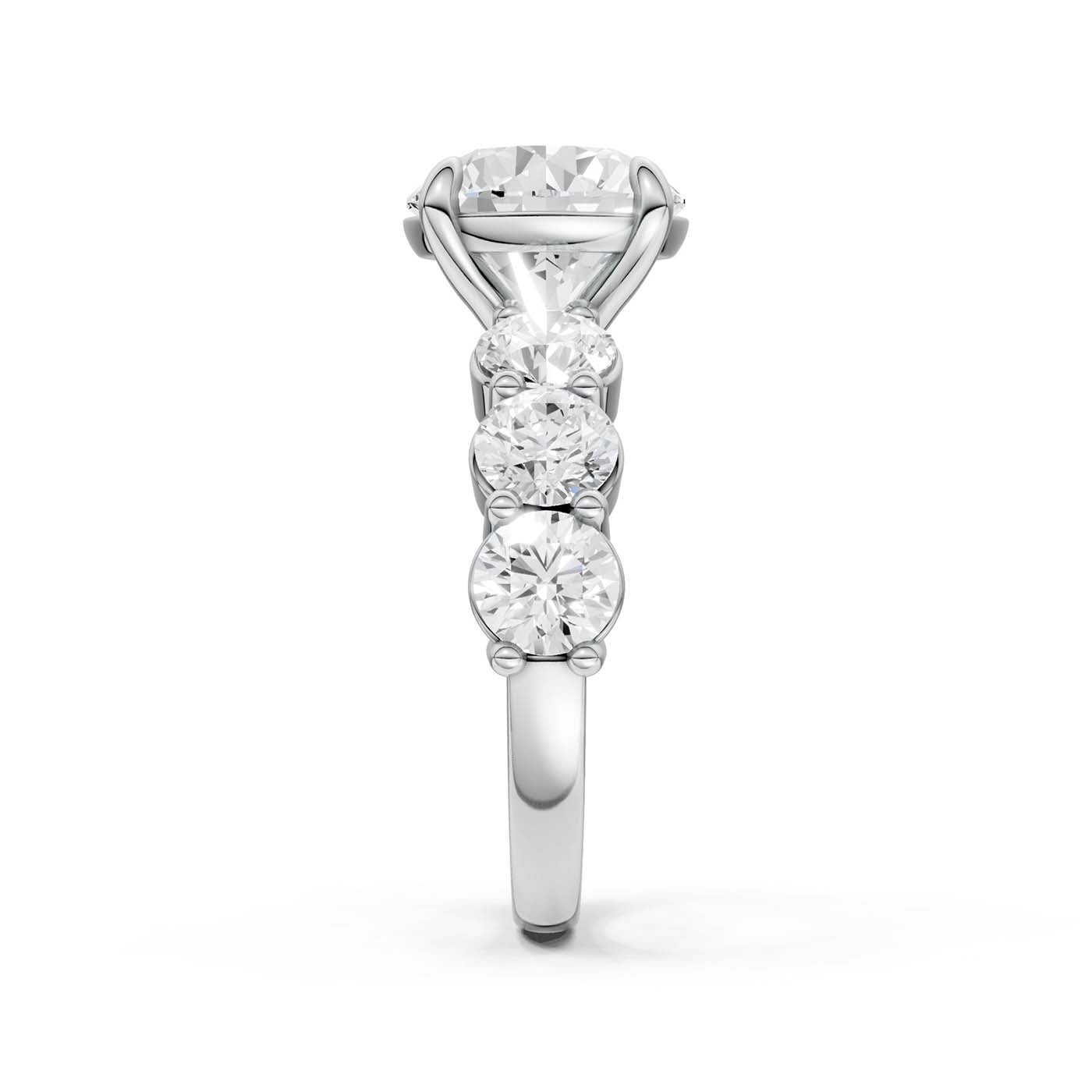 14K 7.00CT Lab Grown Diamond Engagement Ring