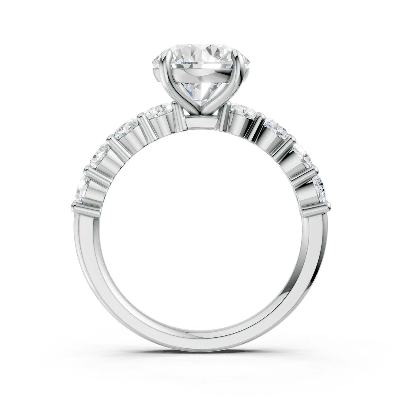 14K 2.75CT Lab Grown Diamond Engagement Ring