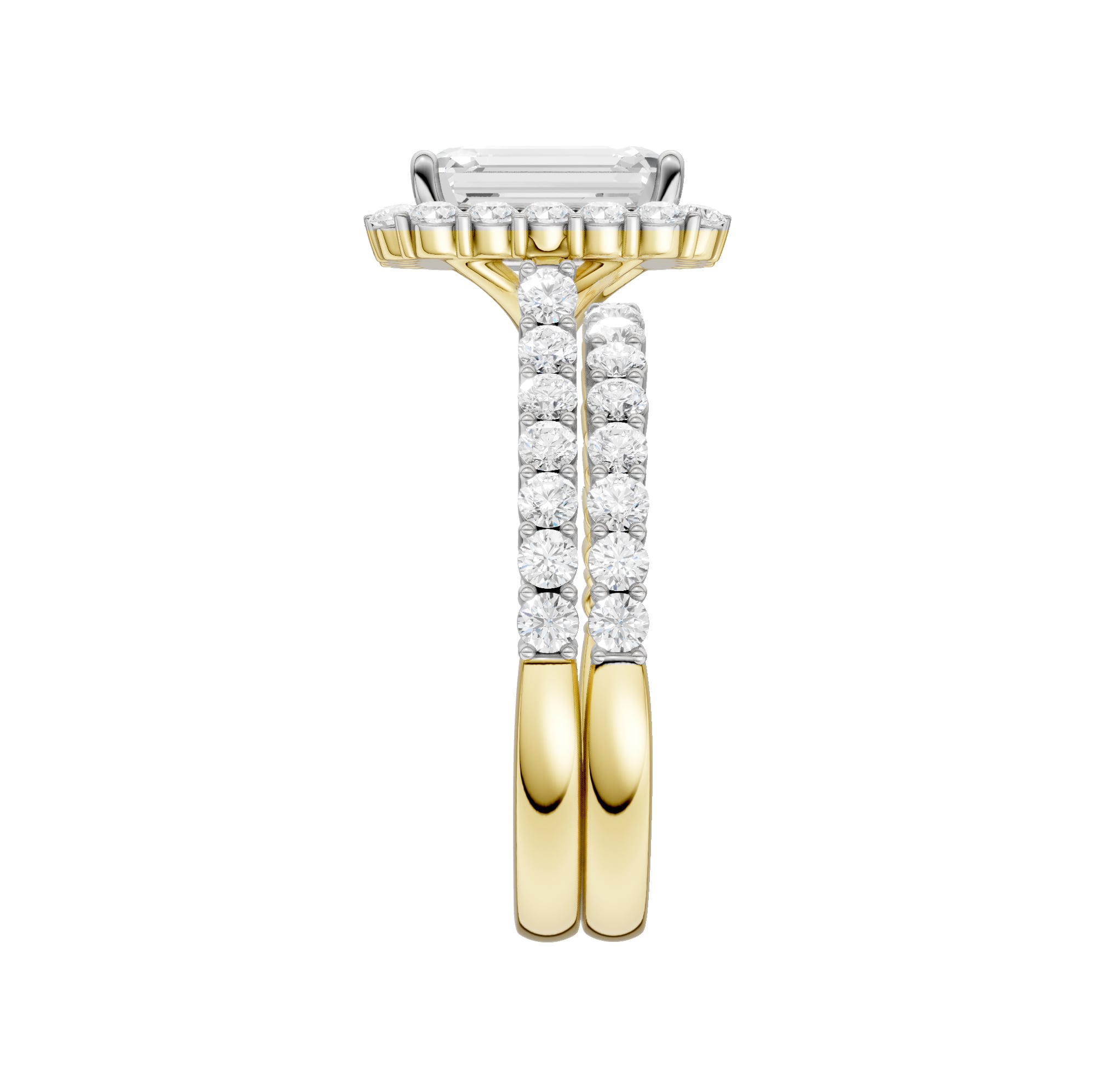14K 3.00CT DIAMOND BRIDAL SET