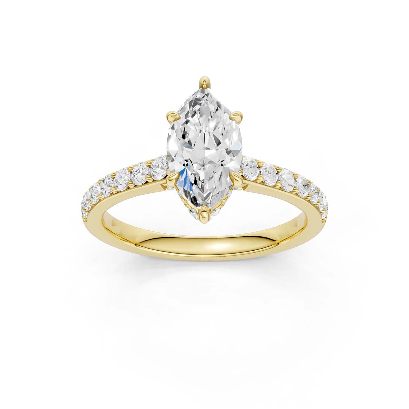 14K 1.50CT Lab Grown Diamond Engagement Ring
