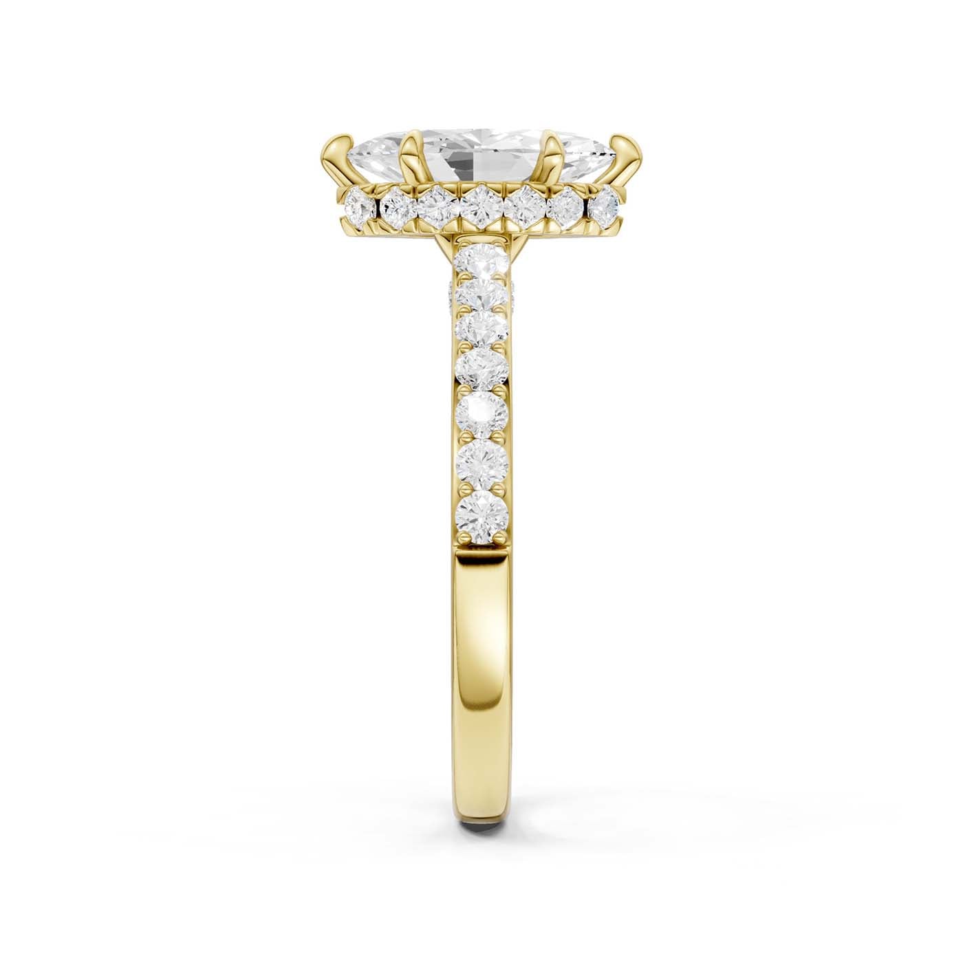 14K 1.50CT Lab Grown Diamond Engagement Ring
