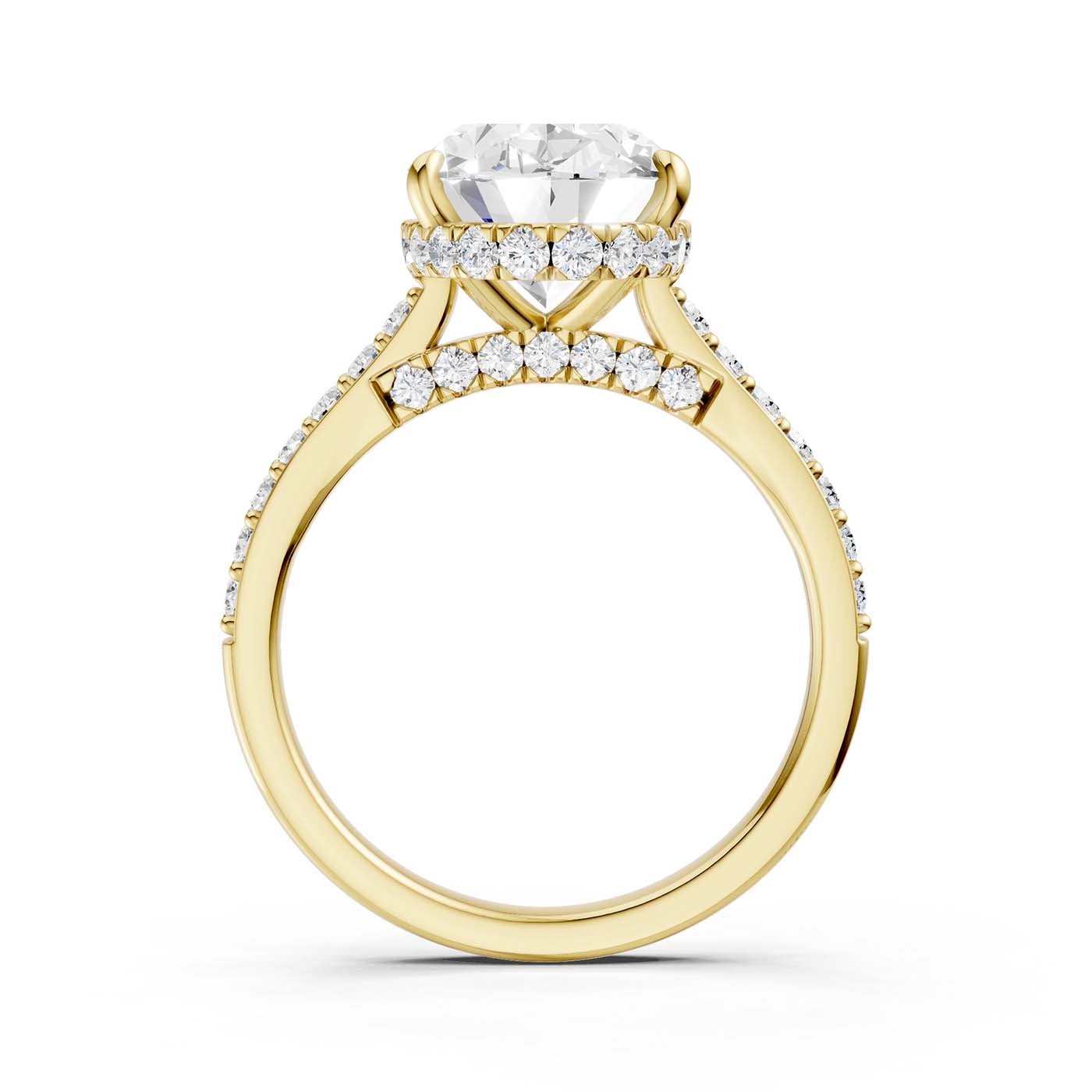 14K 4.50CT Lab Grown Diamond Engagement Ring
