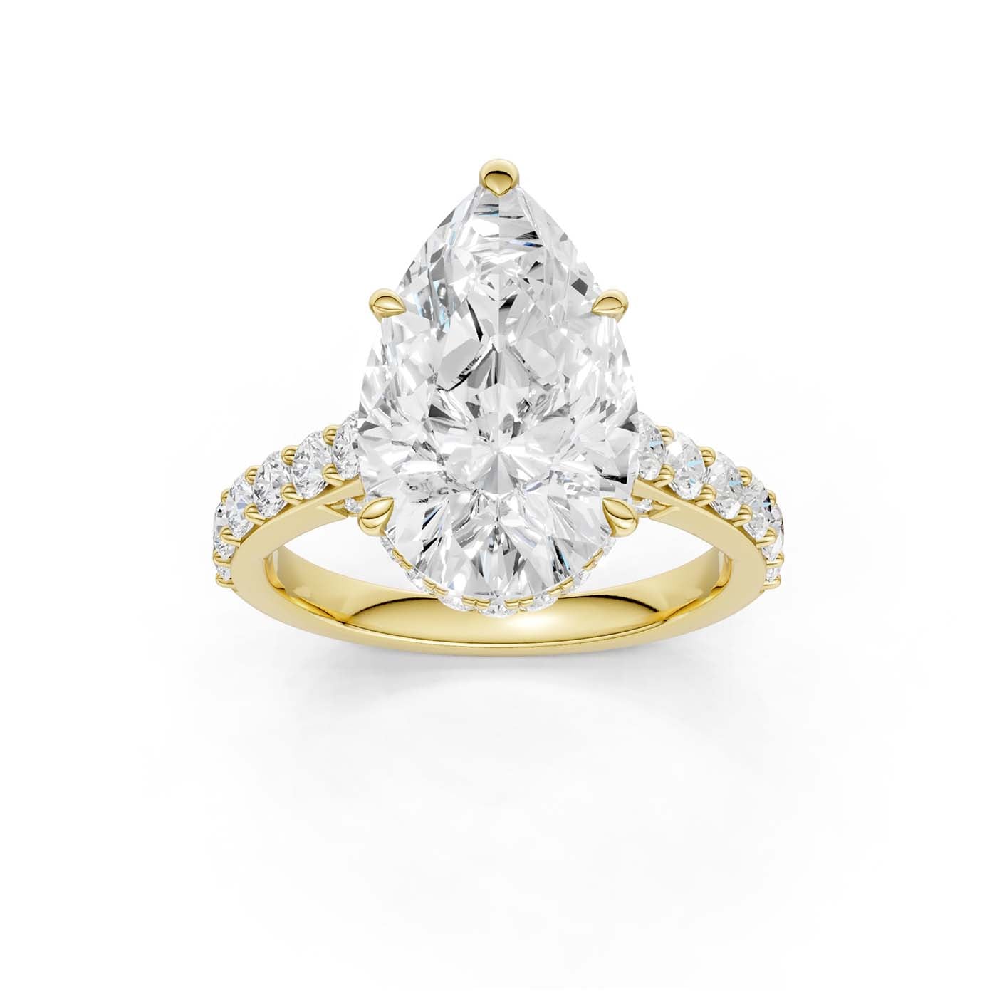 14K 6.00CT Lab Grown Diamond Engagement Ring