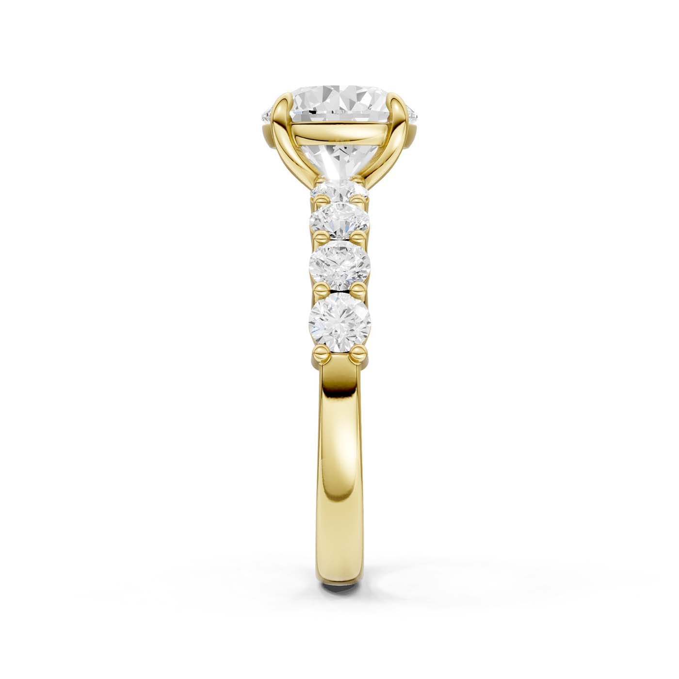 14K 2.75CT Lab Grown Diamond Engagement Ring