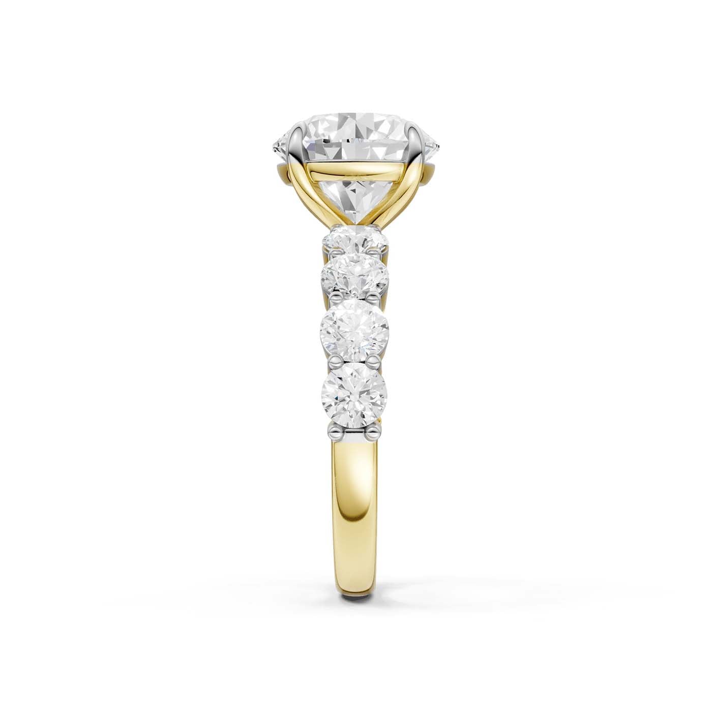 14K 4.50CT Lab Grown Diamond Engagement Ring