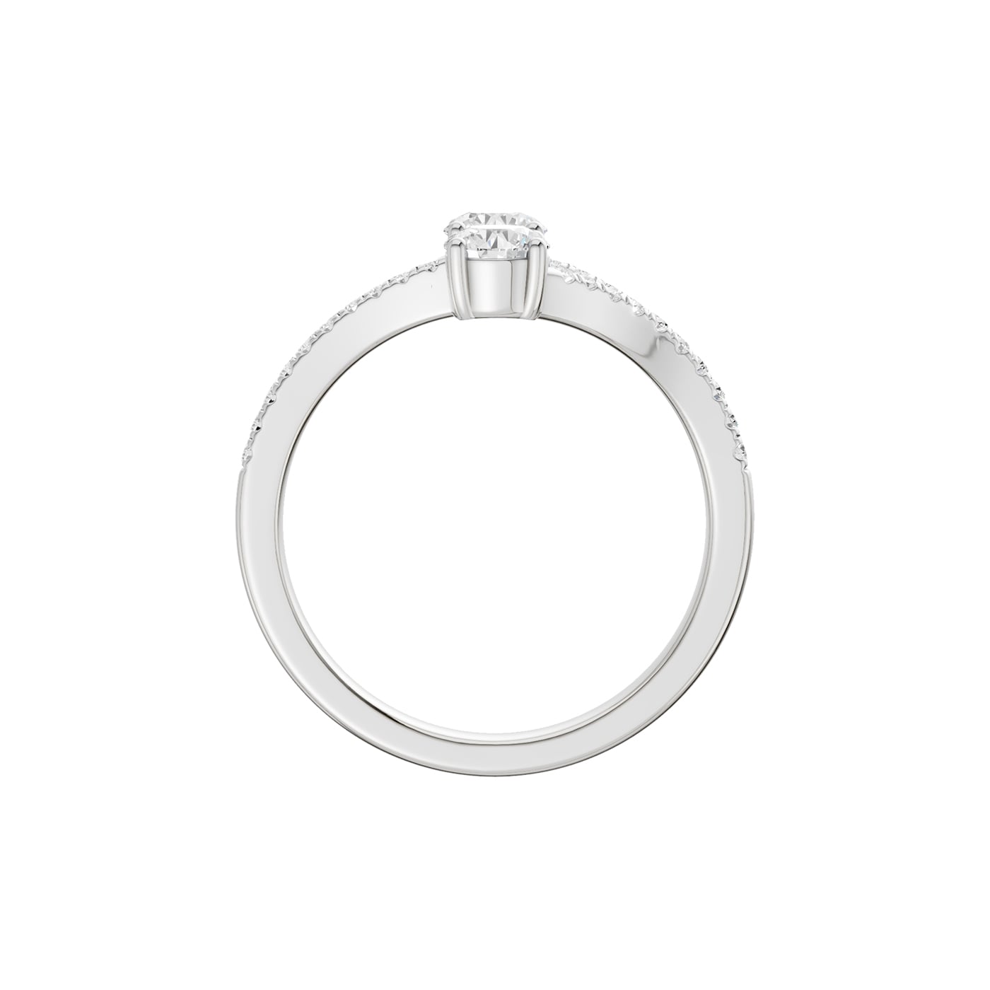 14K 1.00CT Lab Grown Diamond Fancy Ring