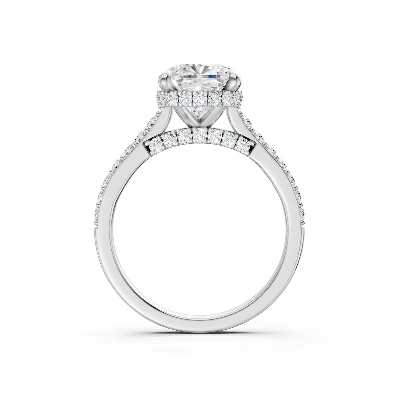 14K 4.50CT Lab Grown Diamond Engagement Ring
