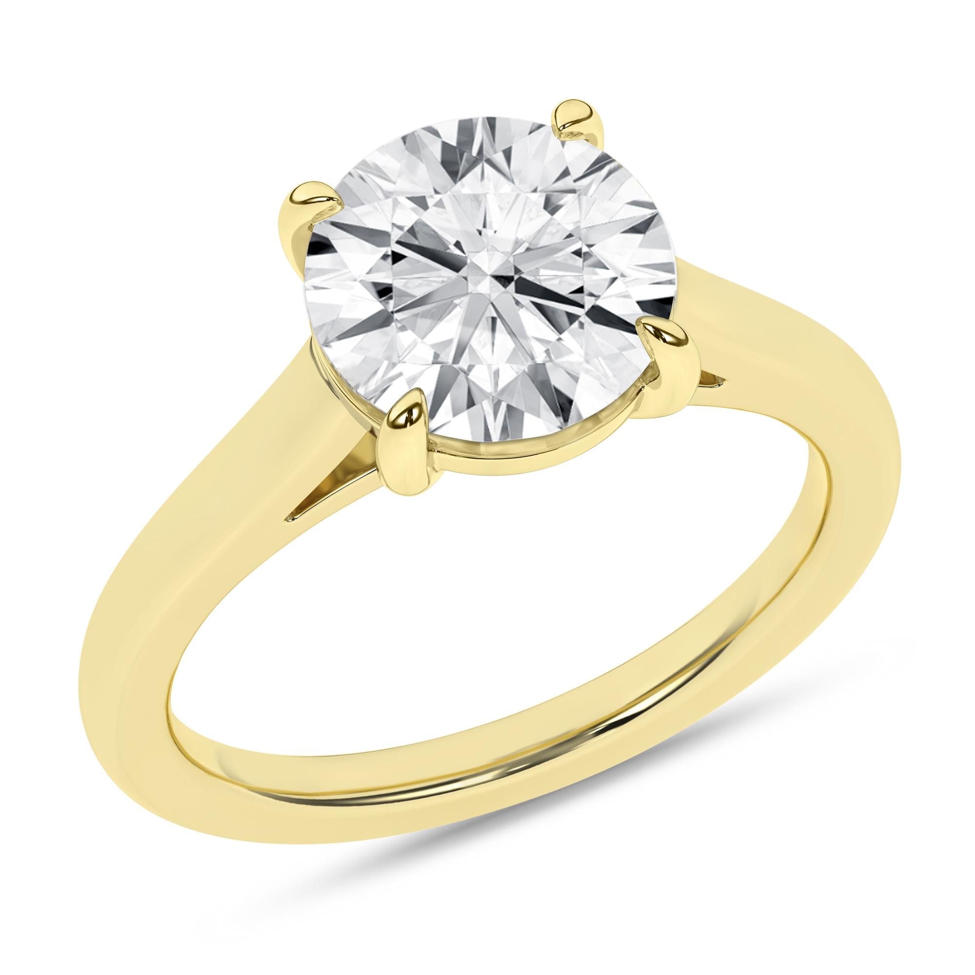 14K 0.50CT  Certified Lab Grown Diamond Ring